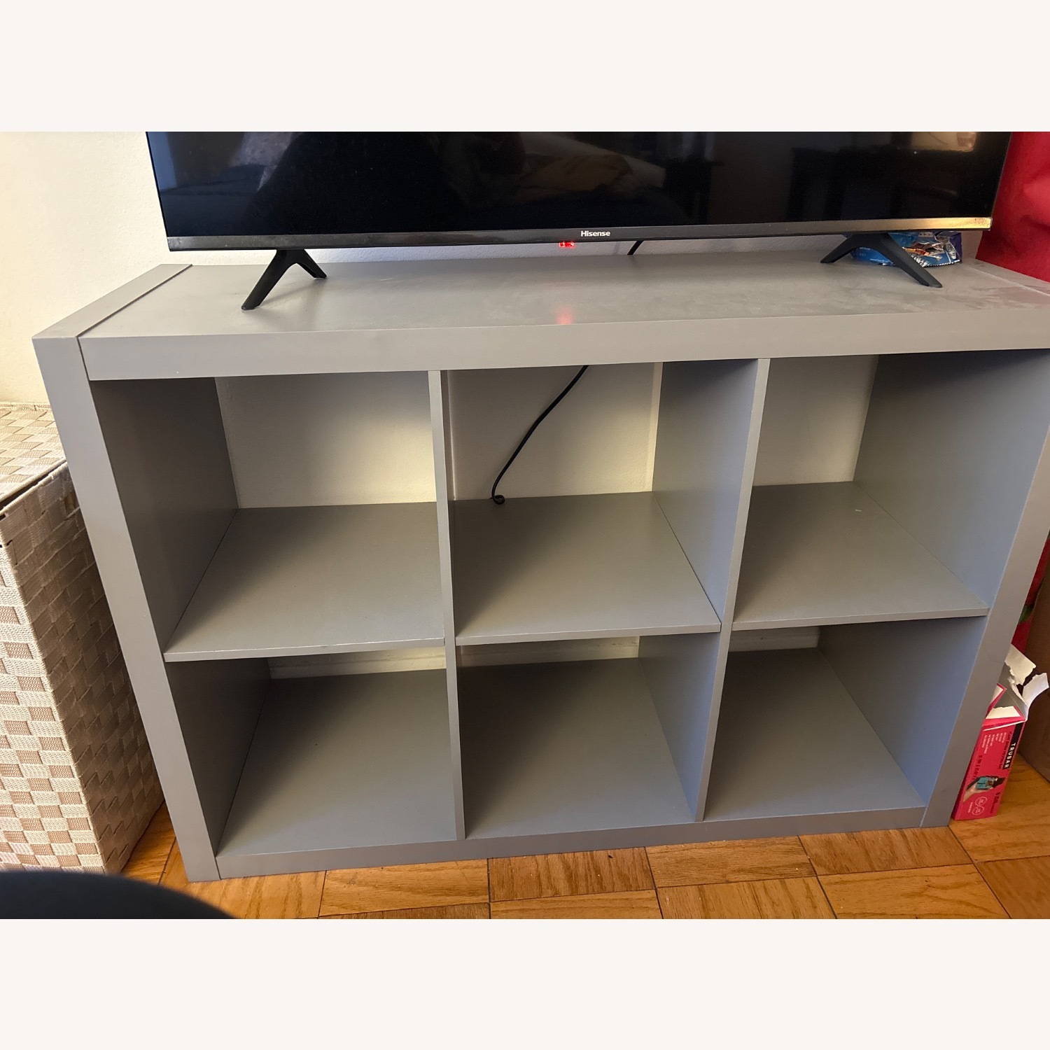 Better Homes and Garden Gray Bookshelf/Storage Cube - image-2