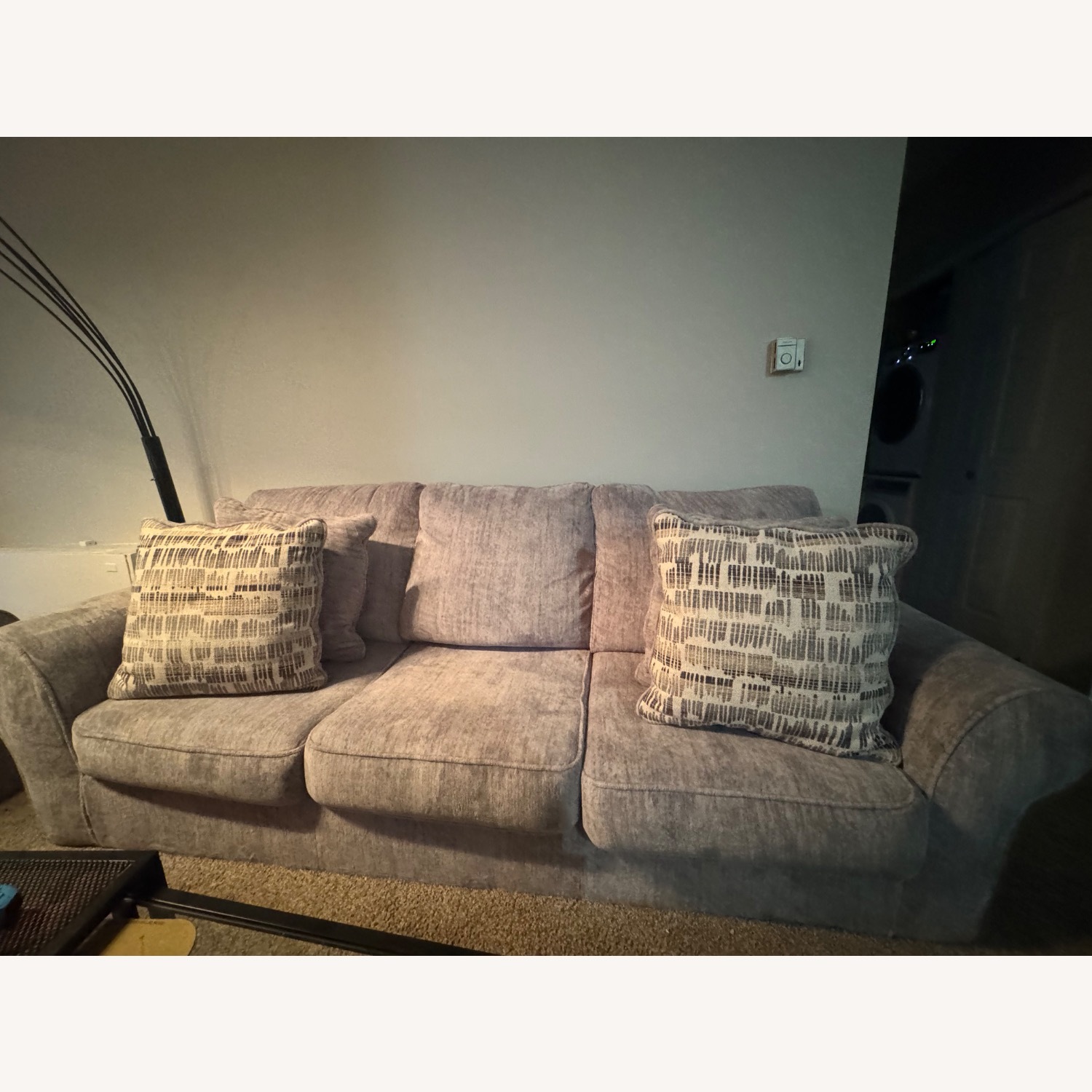 Light Grey Sectional Couch - image-4