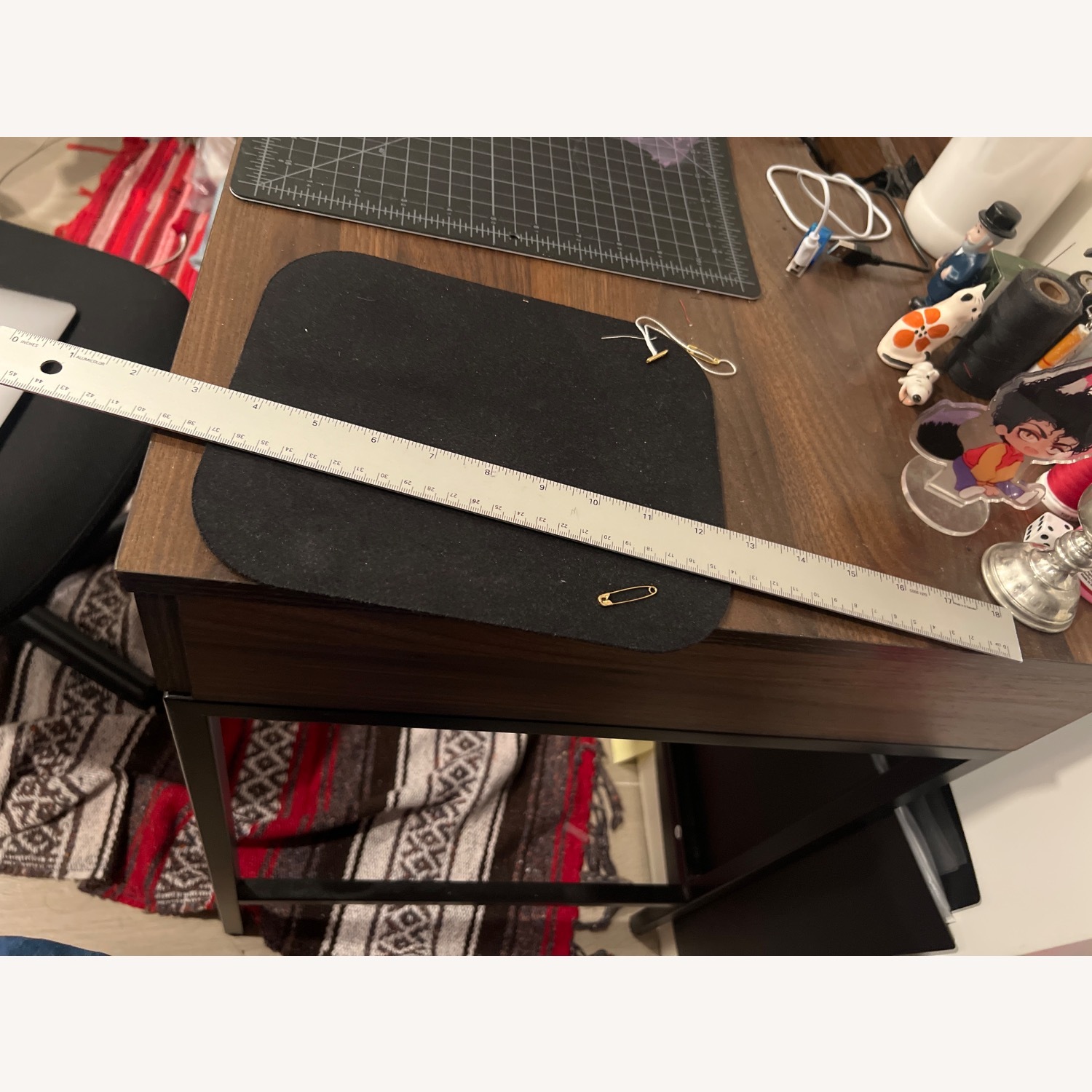 Target Small Computer Desk Brown - image-3