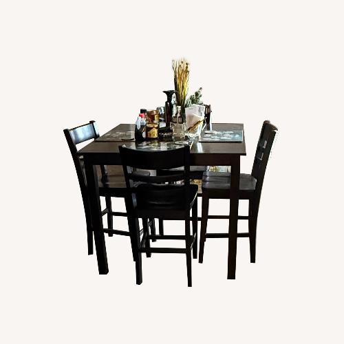 Used Vintage Black Dining Set for sale on AptDeco