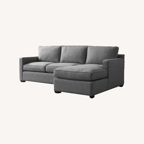 Used Crate & Barrel Davis Lounger in Ash for sale on AptDeco