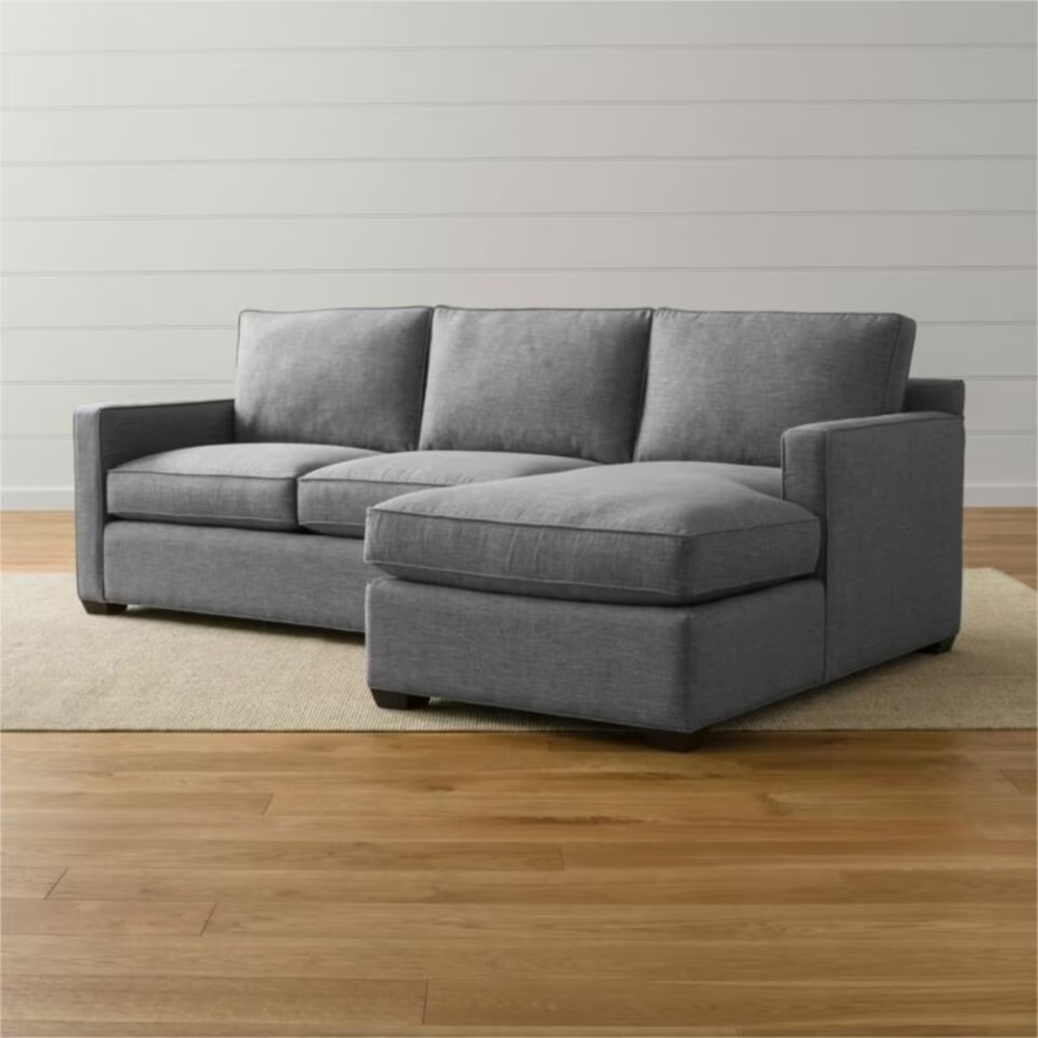Crate & Barrel Davis Lounger in Ash - image-4