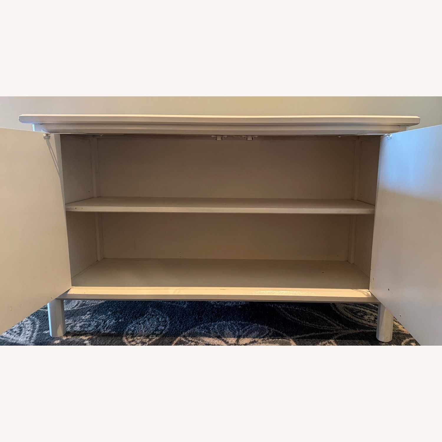 Mid-Century Modern Solid Wood Dresser, White - image-4