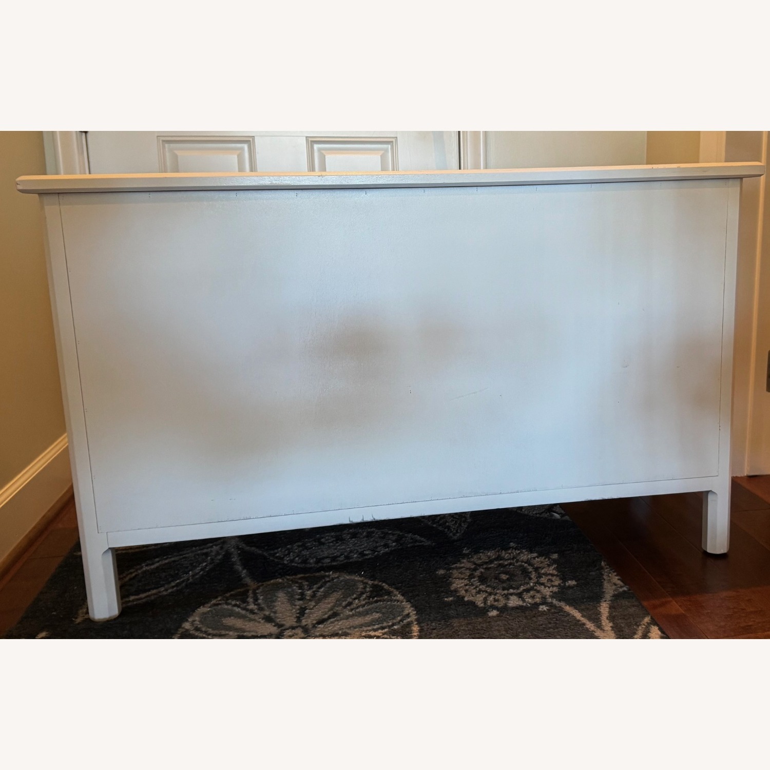 Mid-Century Modern Solid Wood Dresser, White - image-7