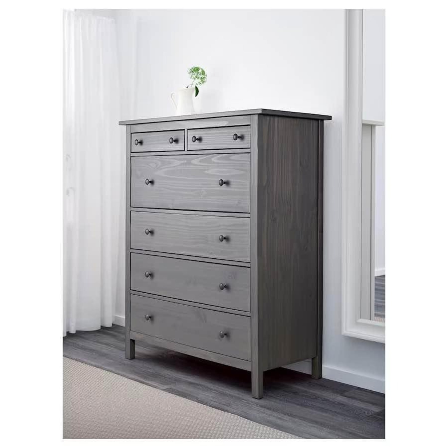 IKEA HEMNES 6 Drawer Dresser - image-3