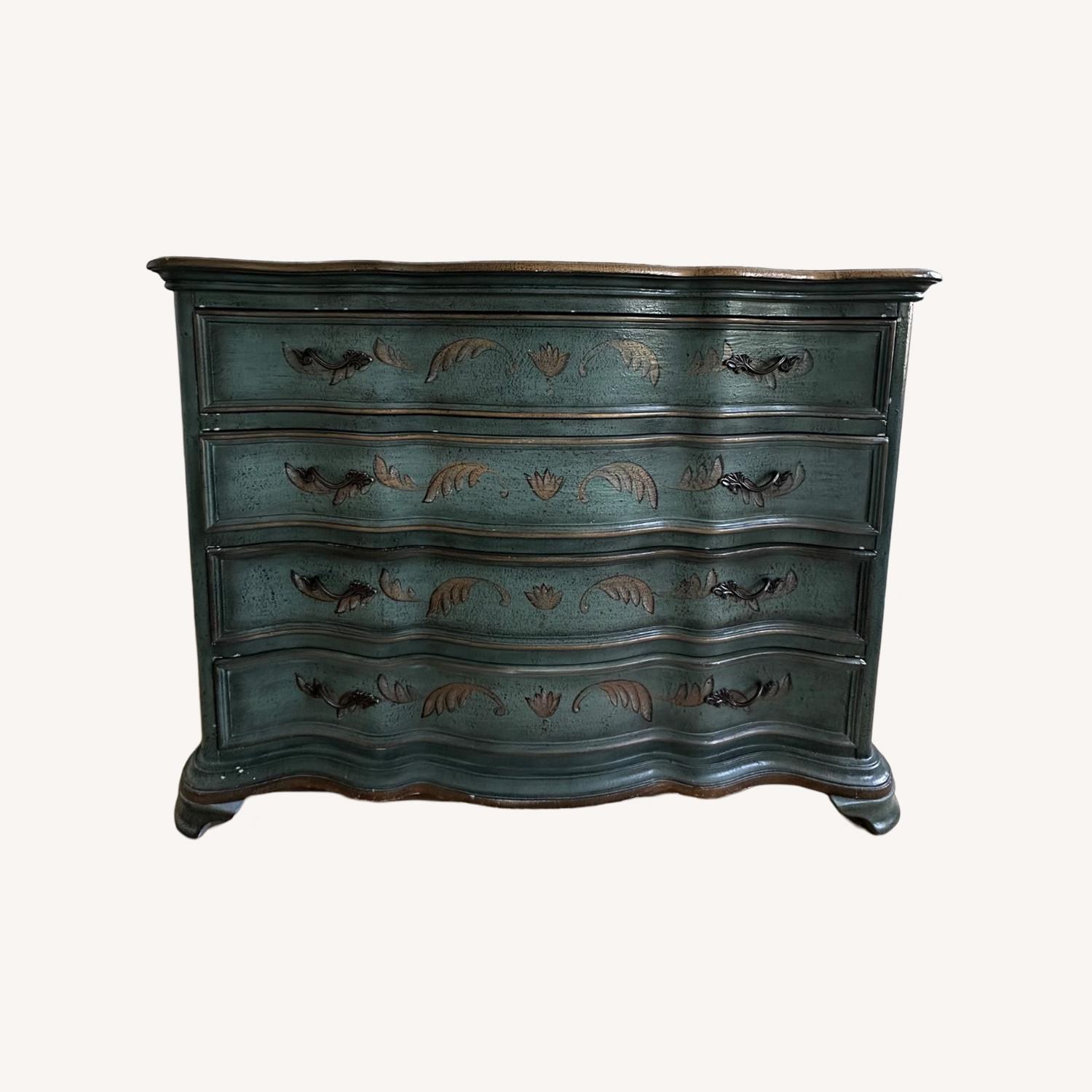 Hand Painted Solid Wood Dresser - image-0