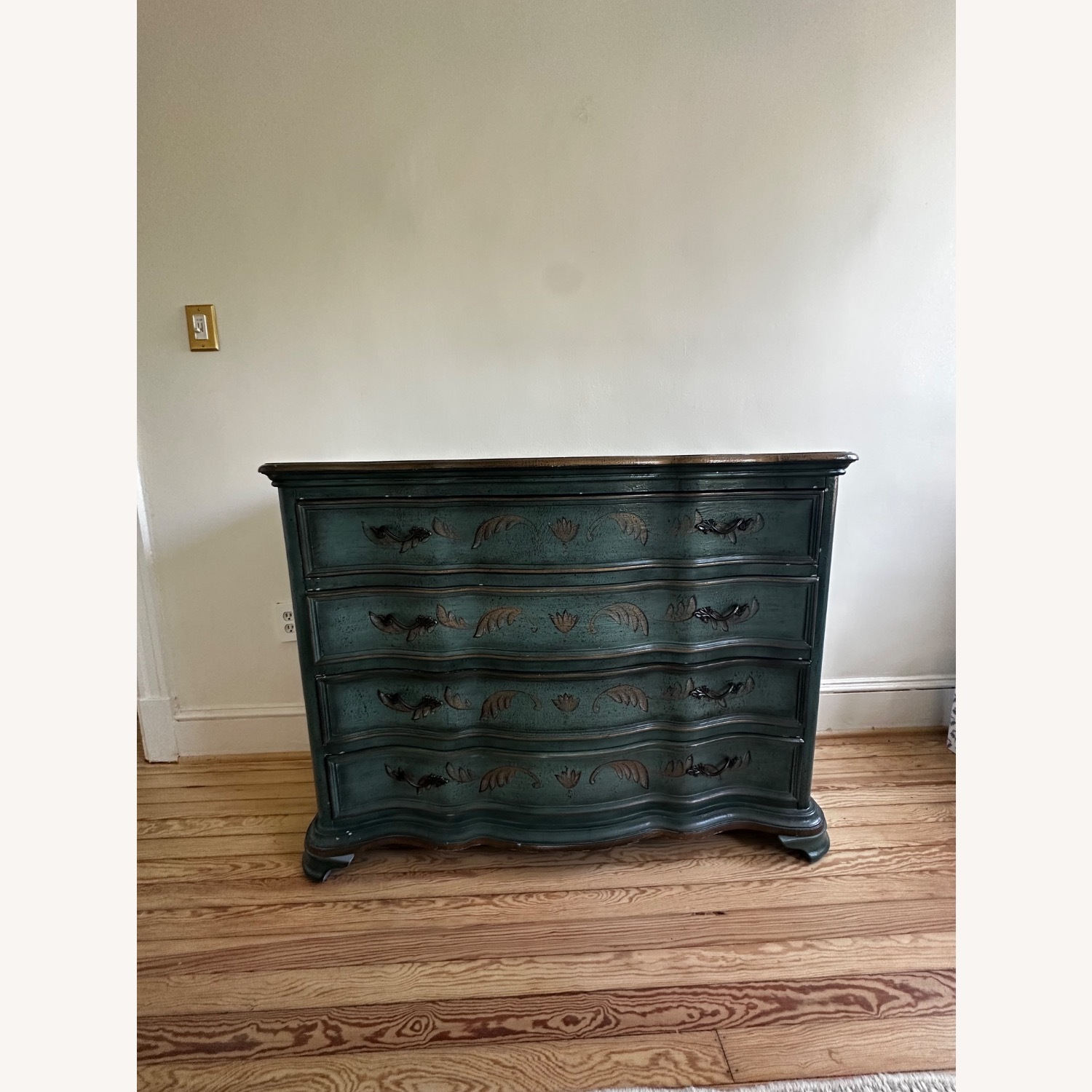 Hand Painted Solid Wood Dresser - image-2