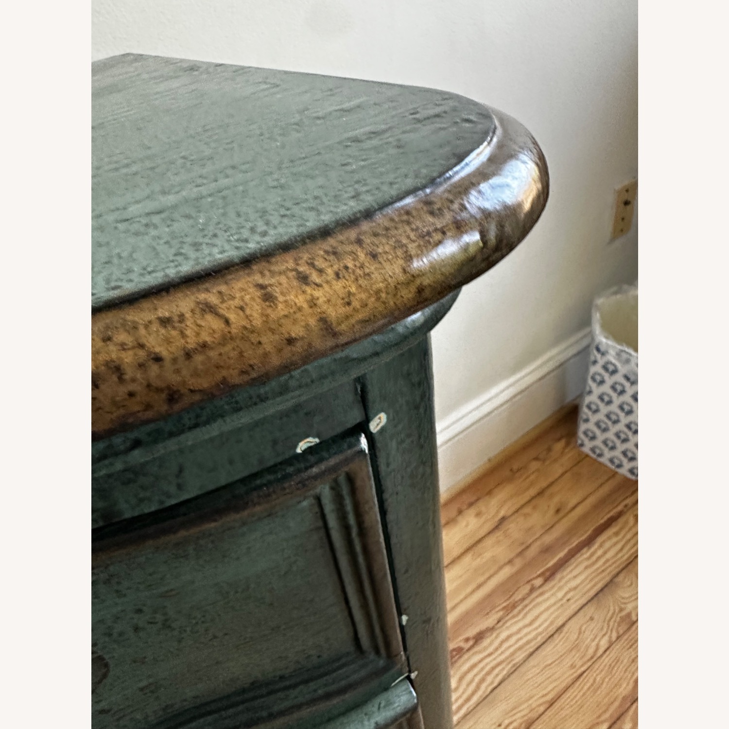 Hand Painted Solid Wood Dresser - image-8