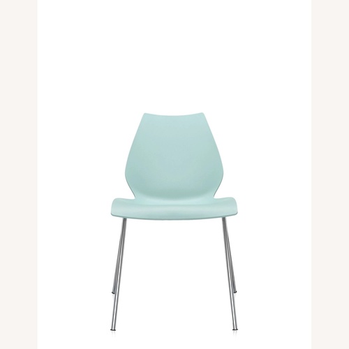 Used Set of 4 Kartell Maui Chairs in Blue for sale on AptDeco