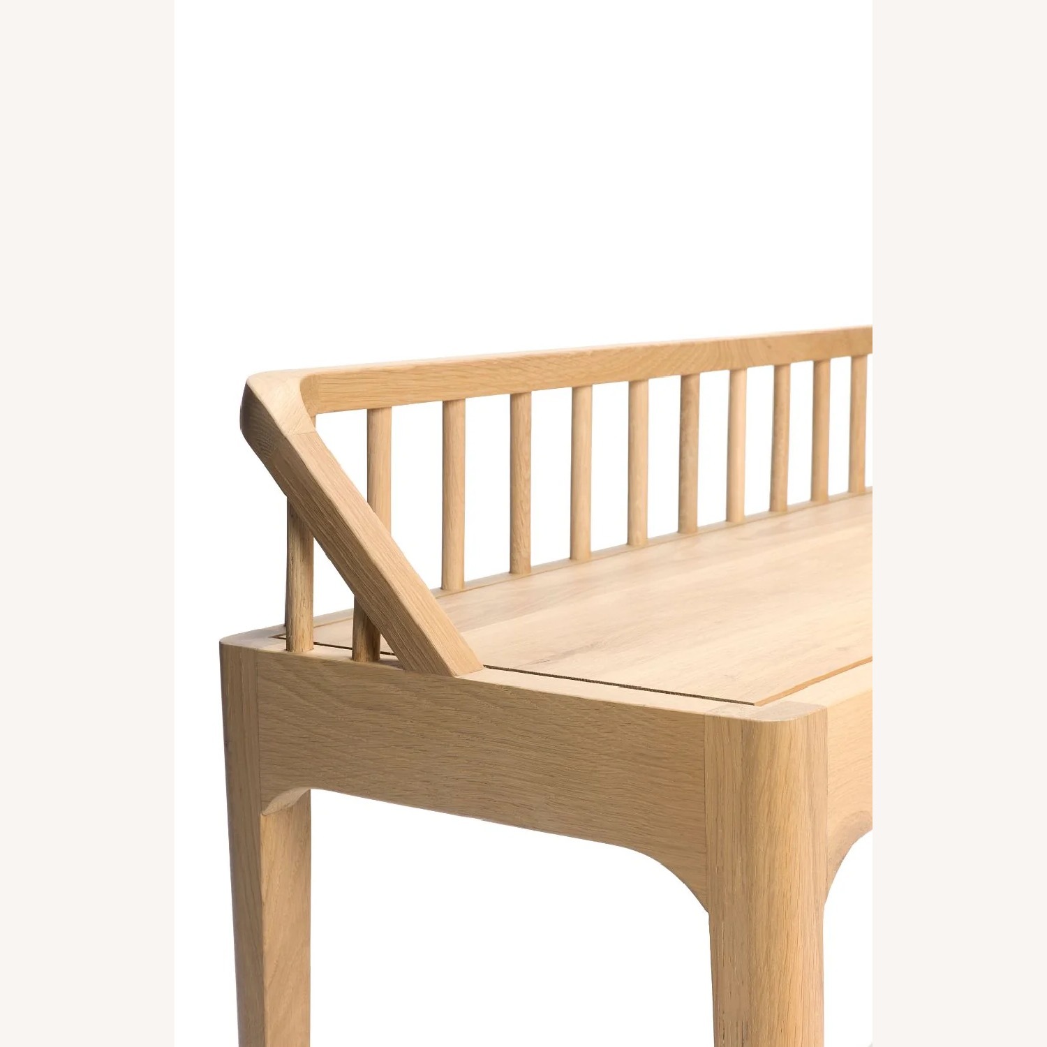 Modern Nordic Oak Bench | Ethnicraft Spindle - image-4