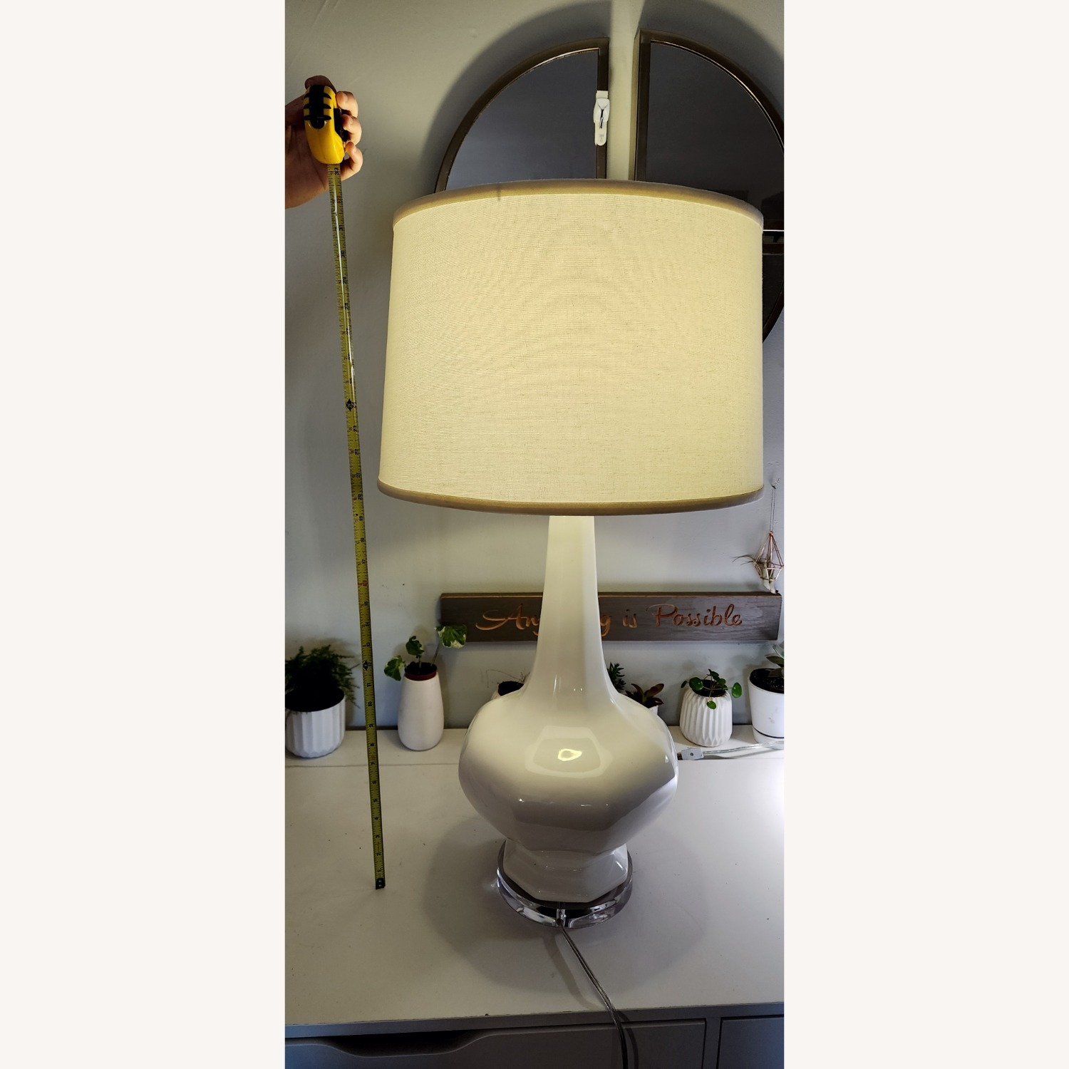 Bassett Mirror Company White Table Lamp - image-5
