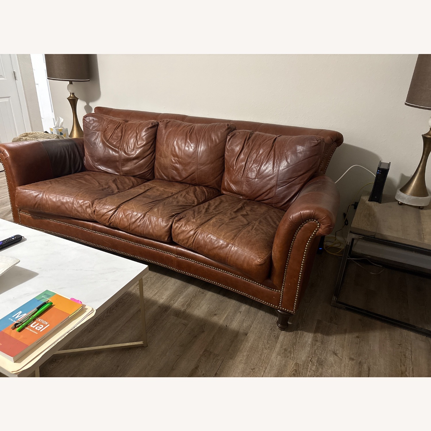 Vintage Leather Sofa - image-3