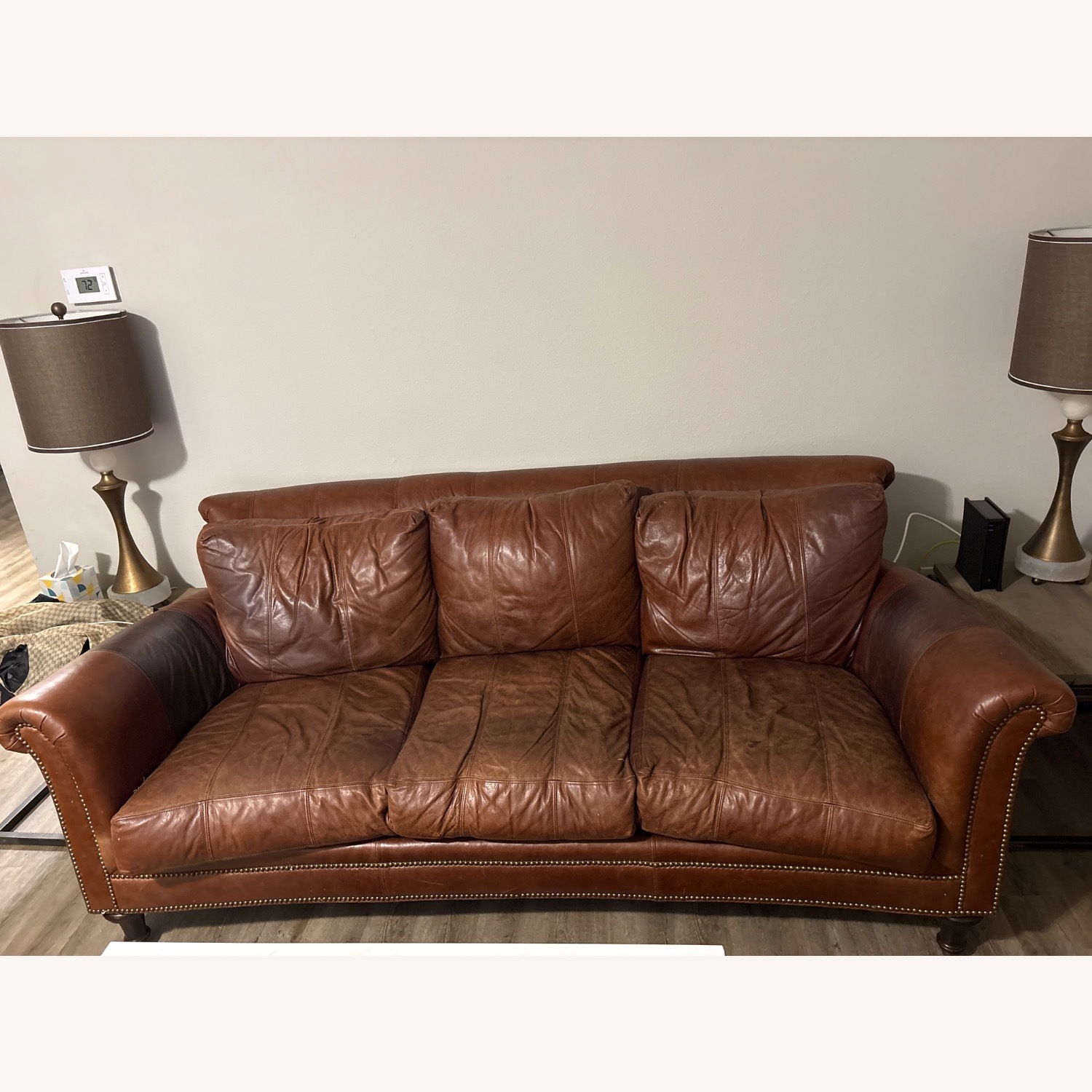 Vintage Leather Sofa - image-1