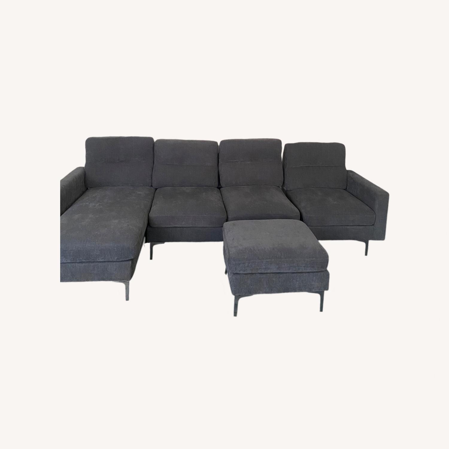 IKEA Dark Grey Sectional - image-0