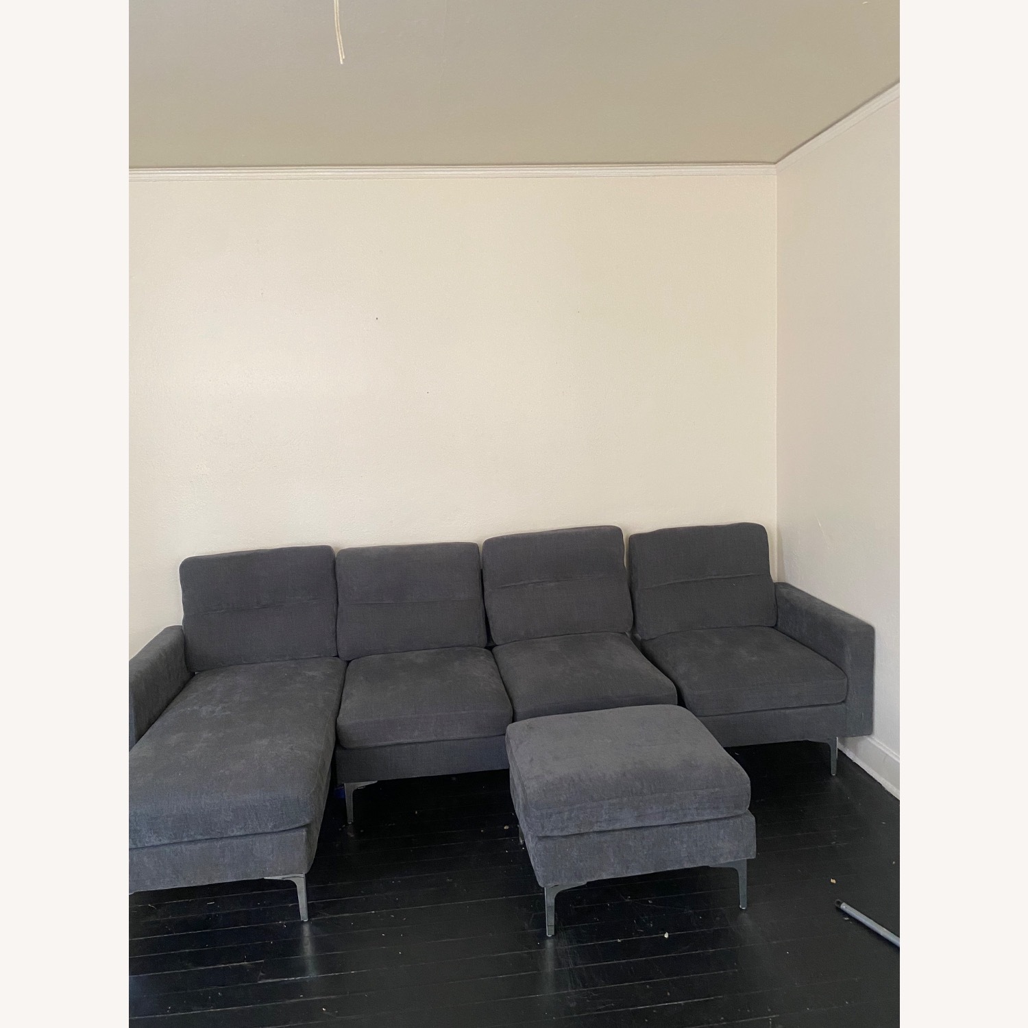 IKEA Dark Grey Sectional - image-8