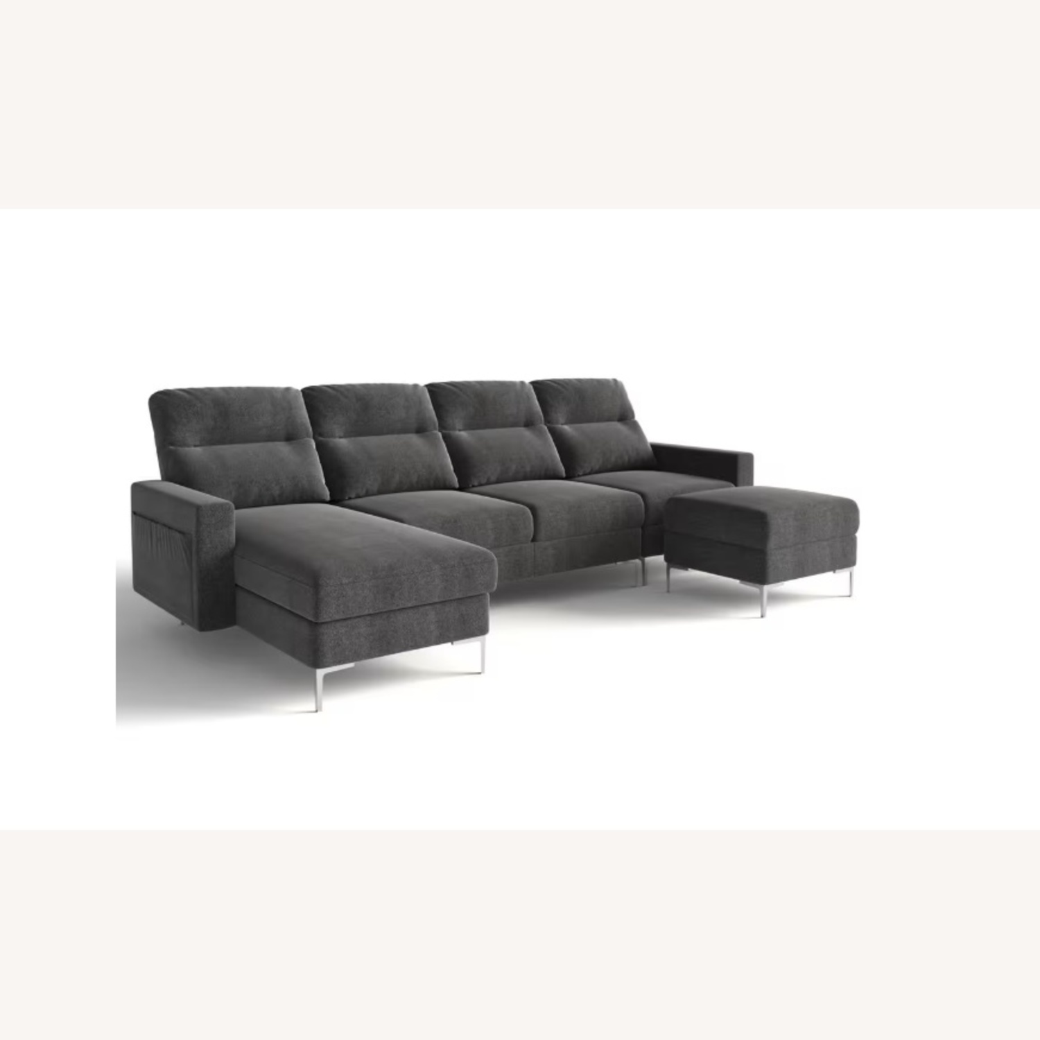 IKEA Dark Grey Sectional - image-14