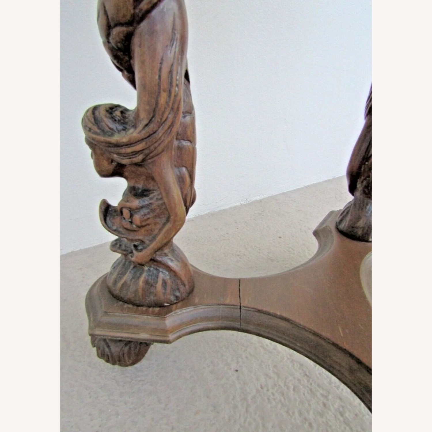 Italian Renaissance Antique Carved Walnut Table - image-10