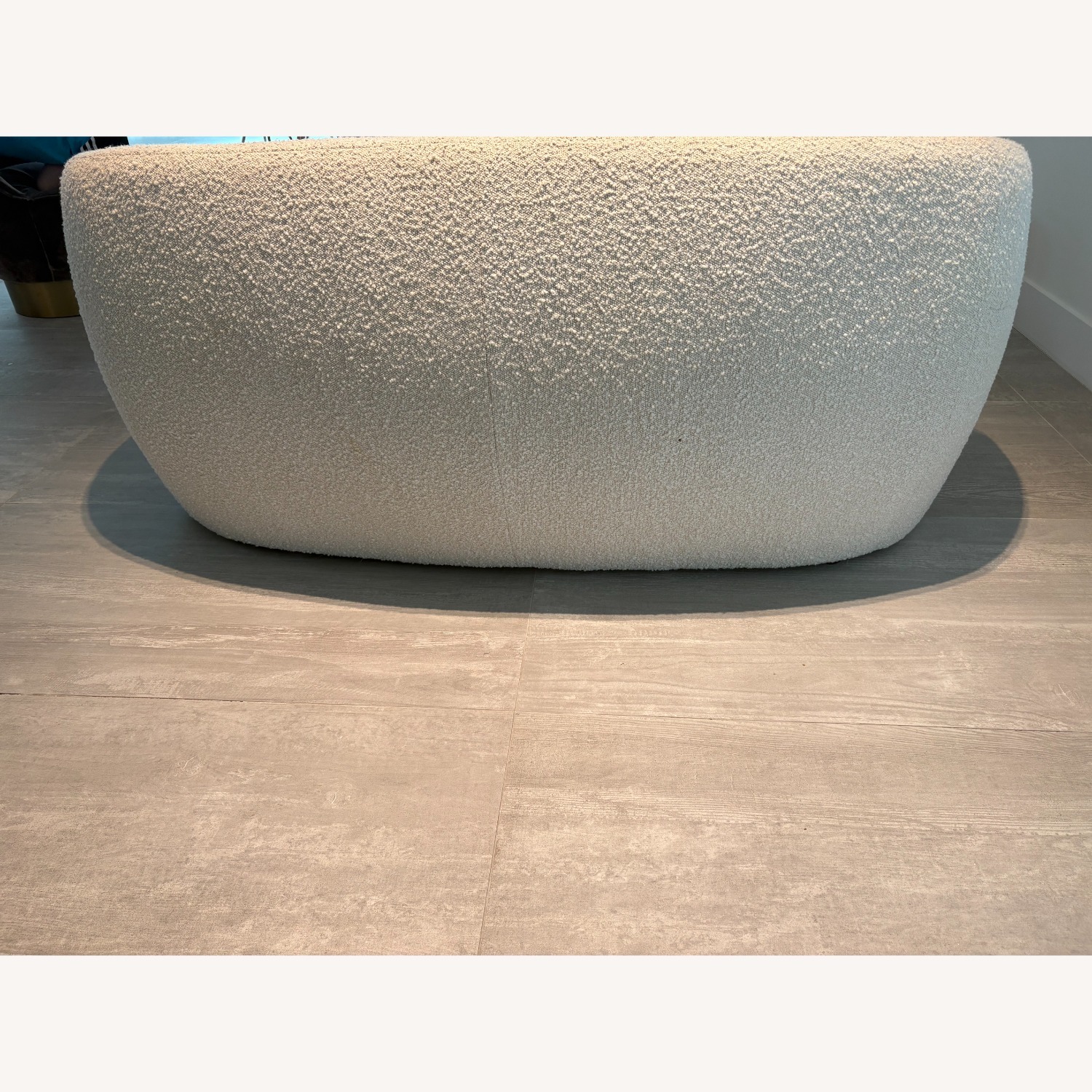 CB2 Gwyenth Boucle Loveseat Ivory - image-9