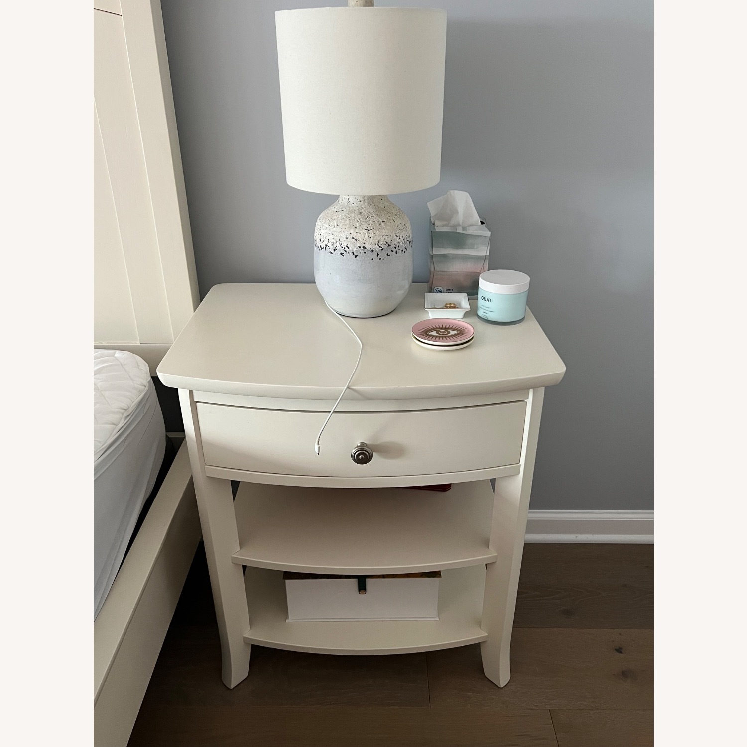 Pottery Barn Chloe White Nightstands - image-1