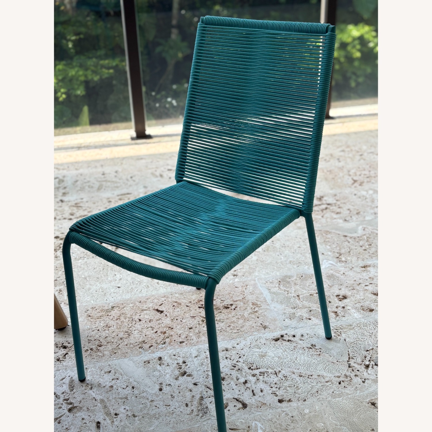 Article Zina Outdoor Chairs - Rare Turquoise - image-3