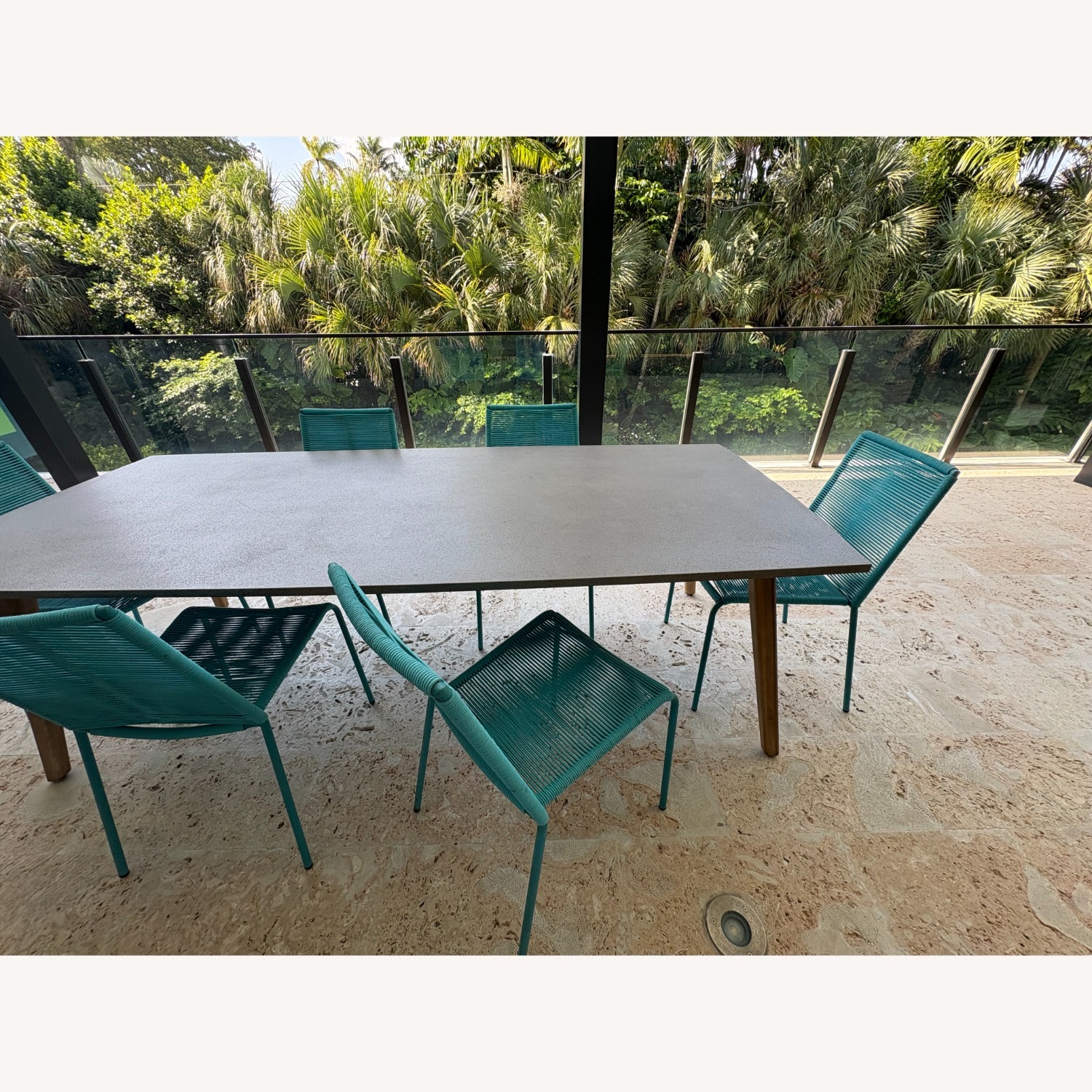 Article Zina Outdoor Chairs - Rare Turquoise - image-2