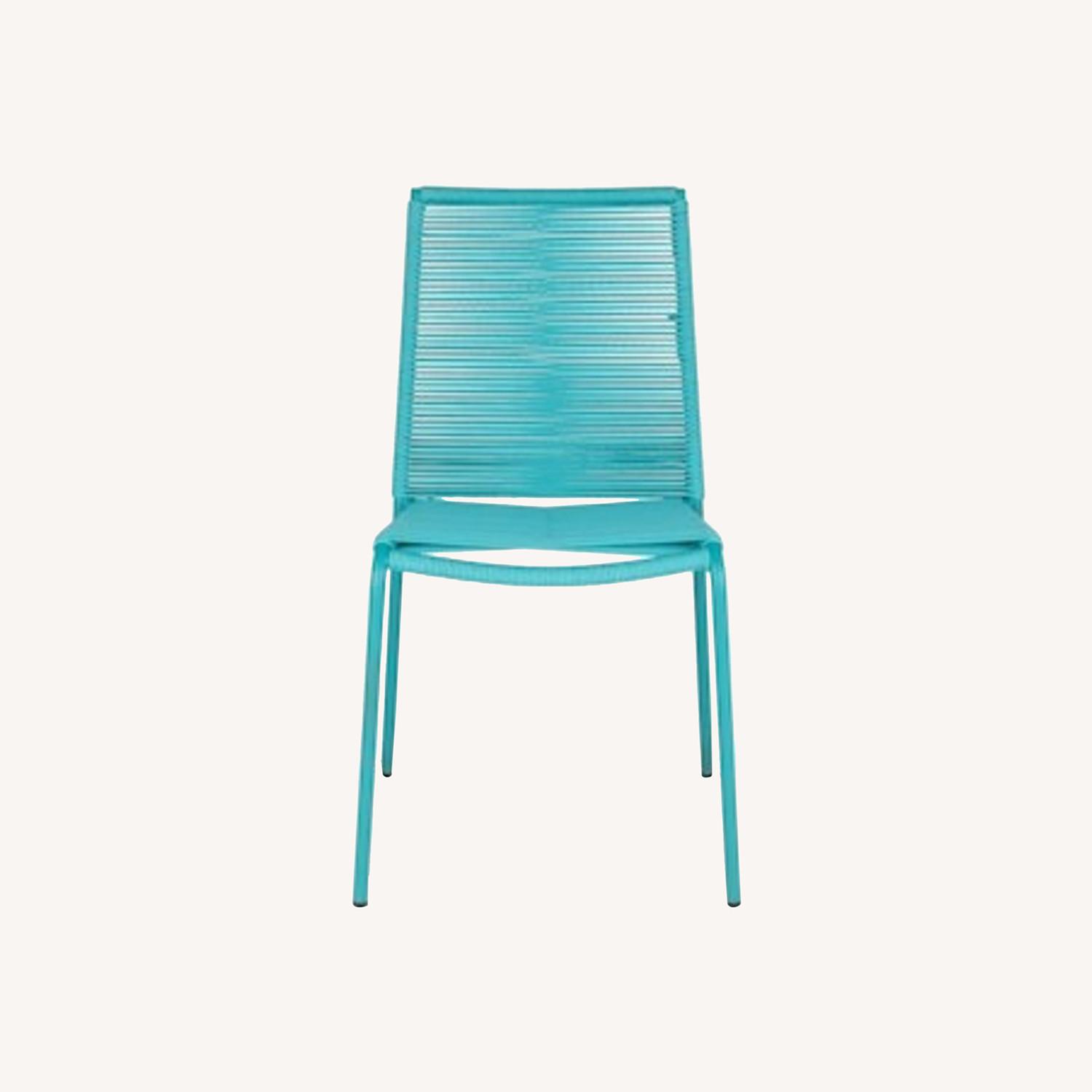 Article Zina Outdoor Chairs - Rare Turquoise - image-0