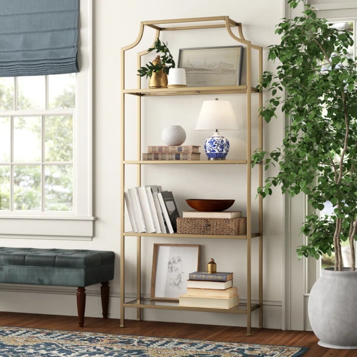 Wayfair Eiffe Etagere Bookcase - image-4