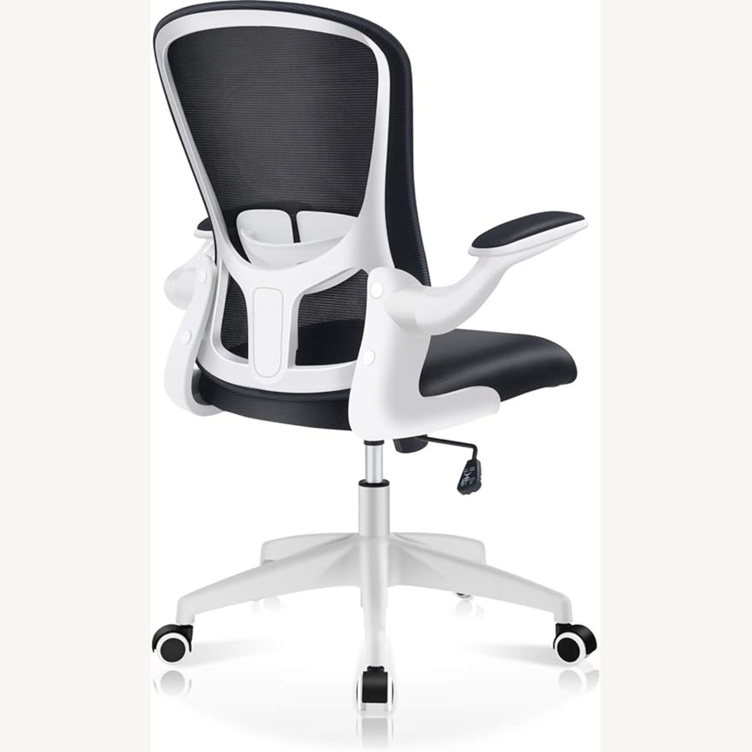 Black/White Ergonomic Office Chair - image-5