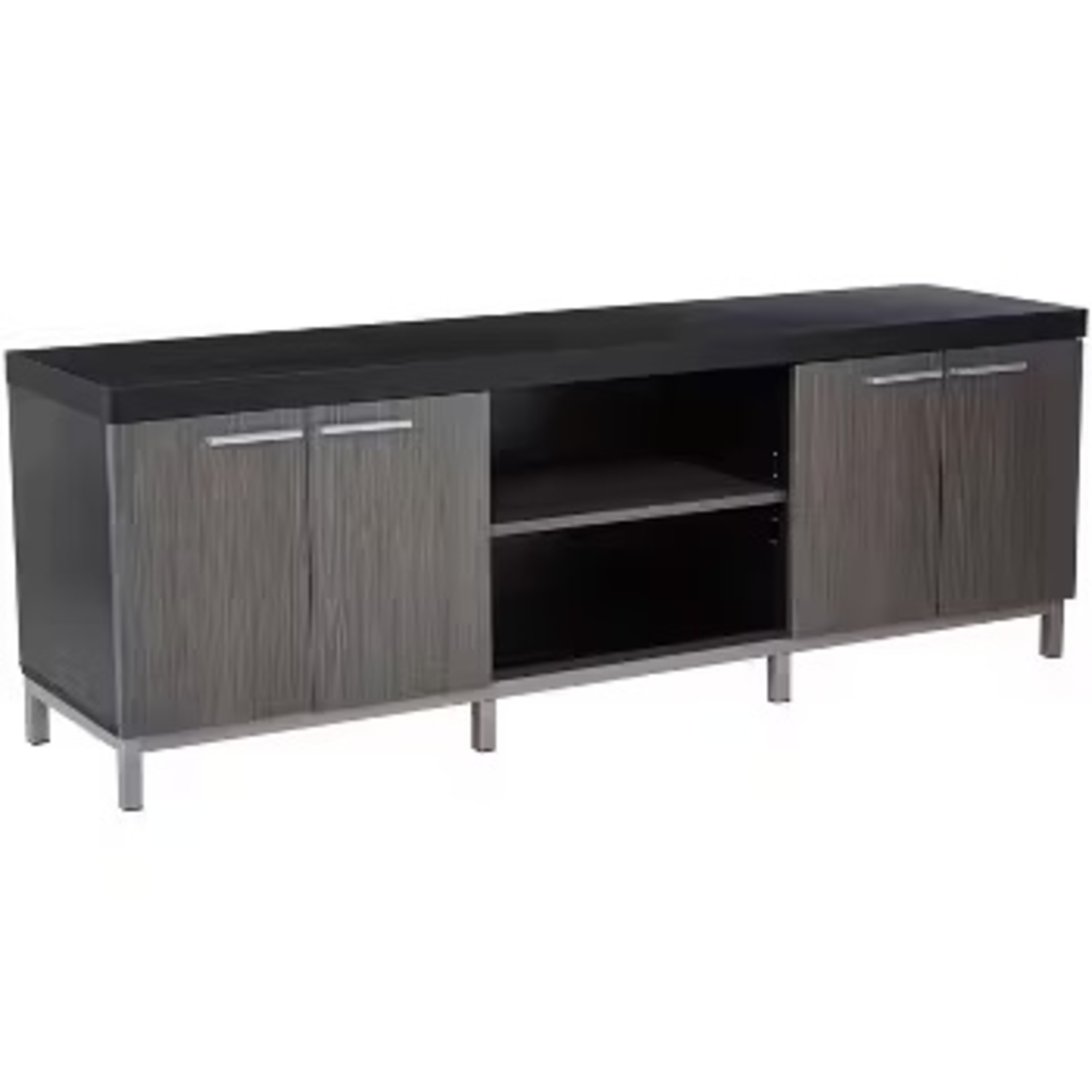 Basiran Black and Gray TV Stand - image-4