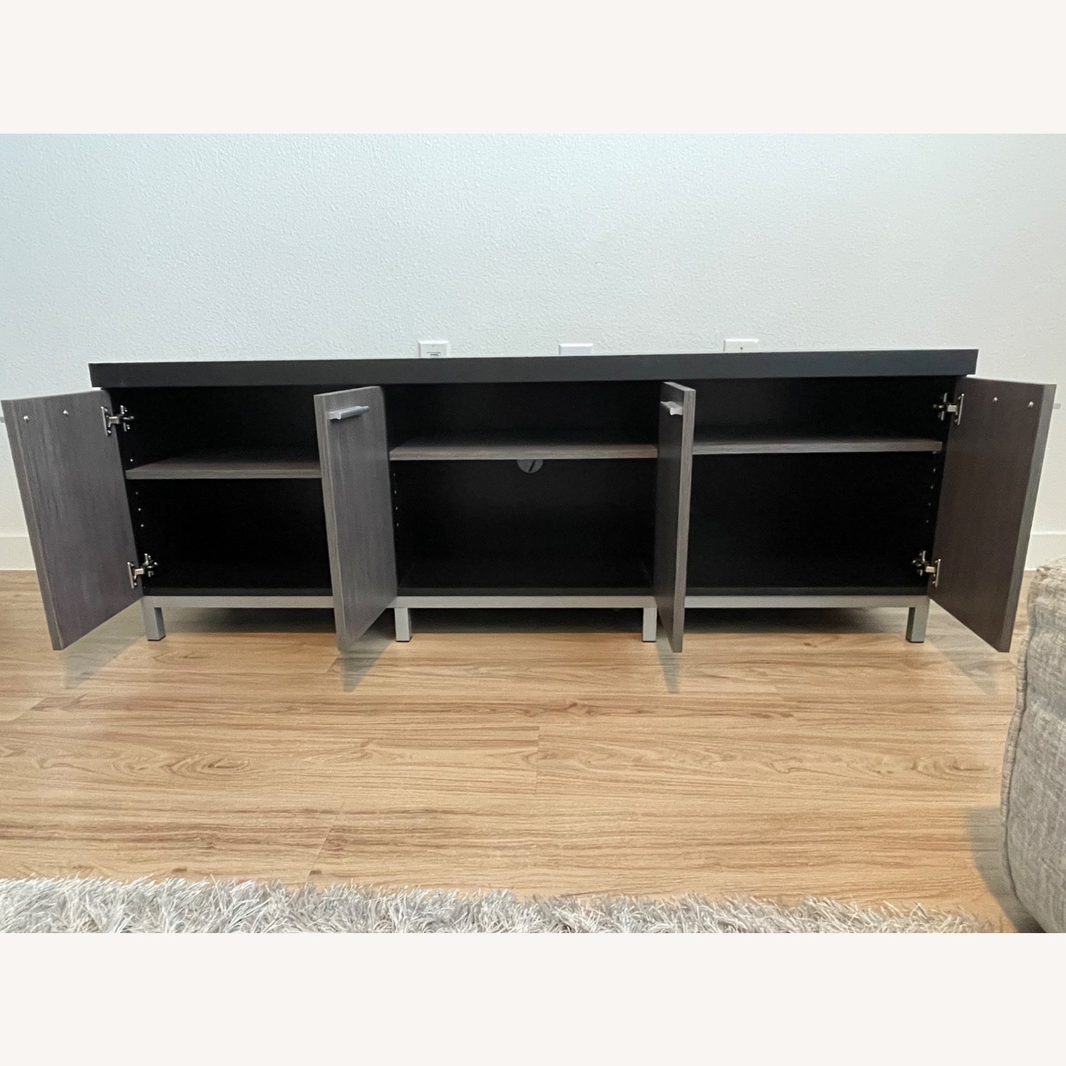 Basiran Black and Gray TV Stand - image-3