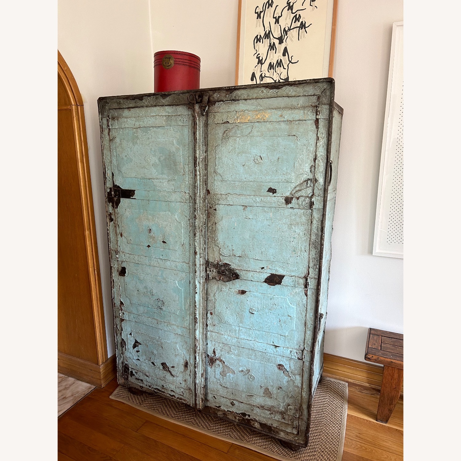 Unique Industrial Design Metal Cabinet - image-1