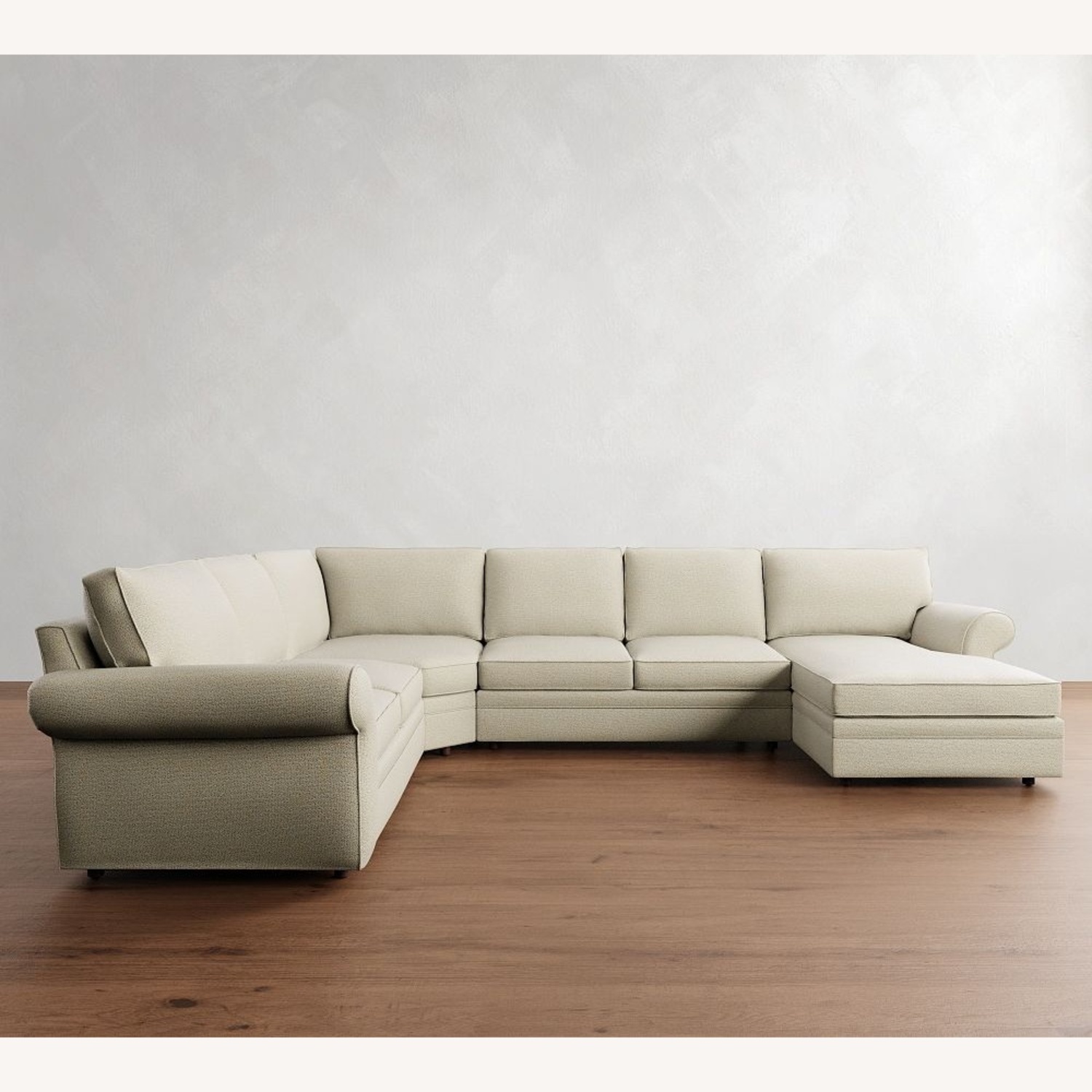 Pottery Barn Pearce 4-Piece Wedge Chaise Sectional - image-9