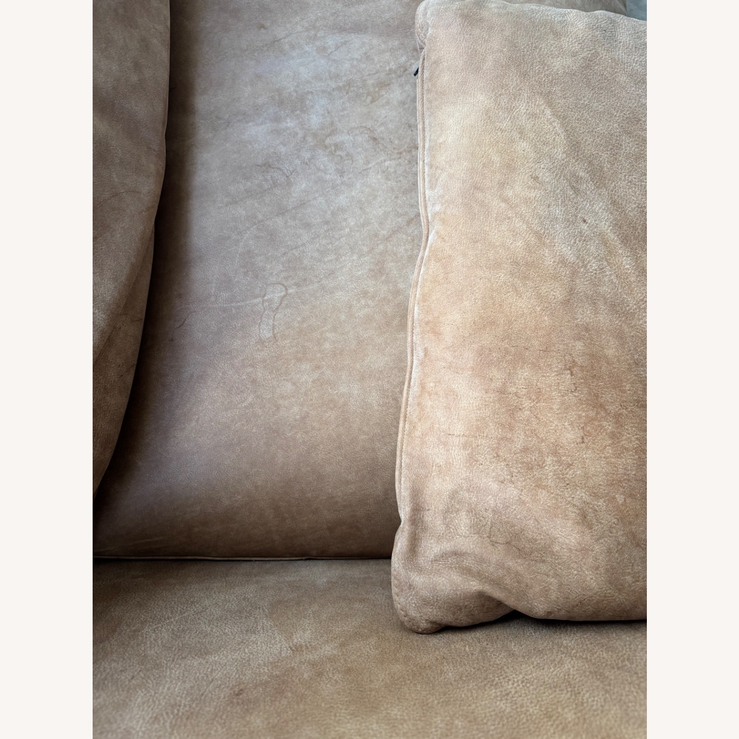 Crate & Barrel Delancey Leather Sofa - image-6