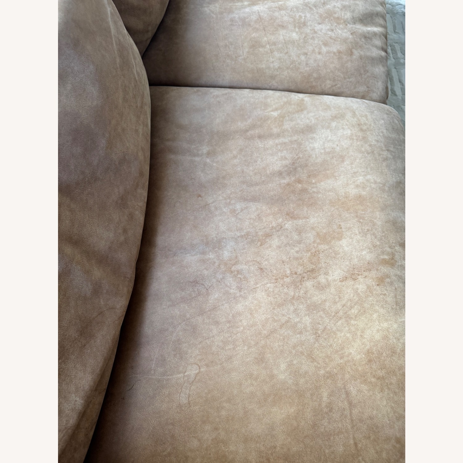 Crate & Barrel Delancey Leather Sofa - image-5