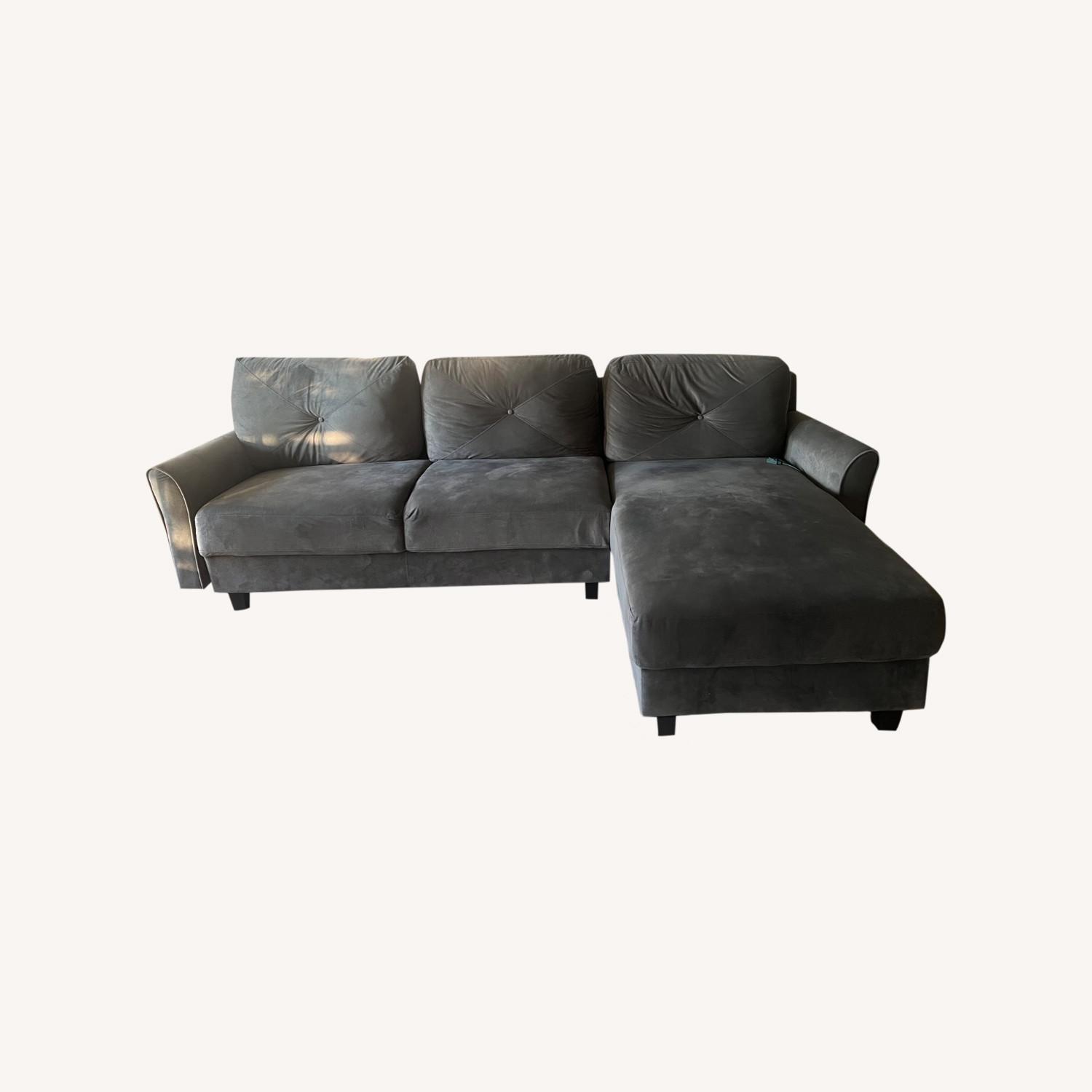 Dark Green Sofa - image-0