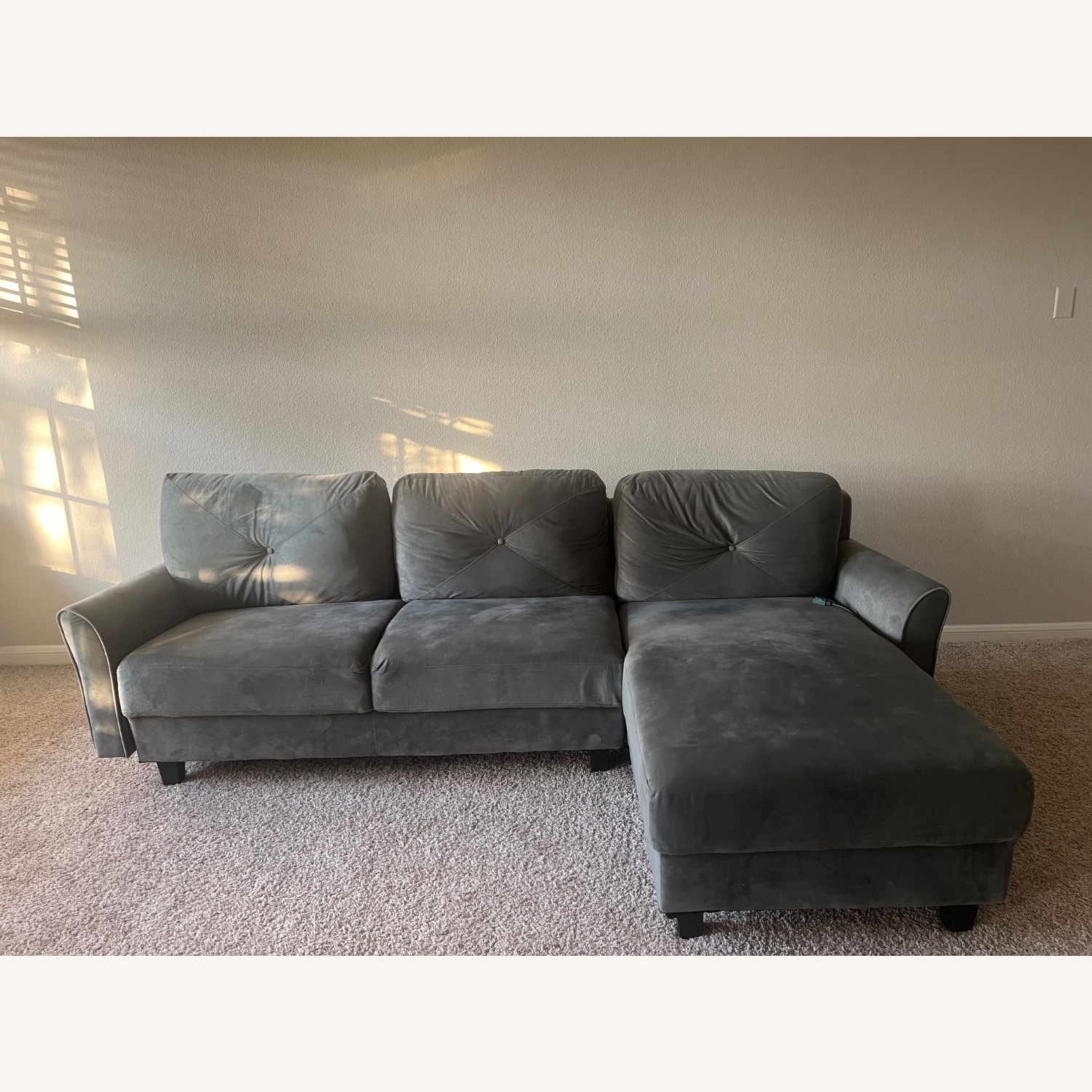 Dark Green Sofa - image-1