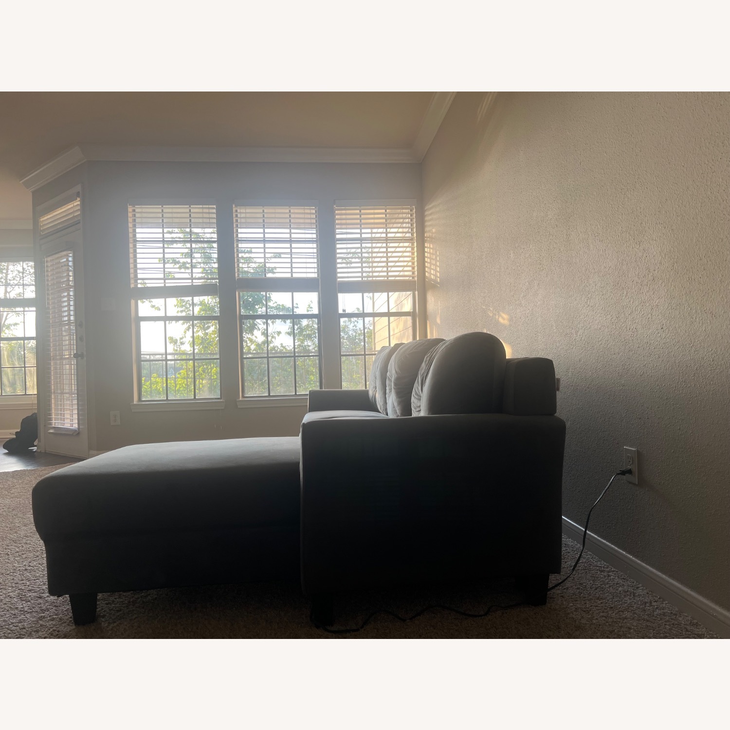 Dark Green Sofa - image-3