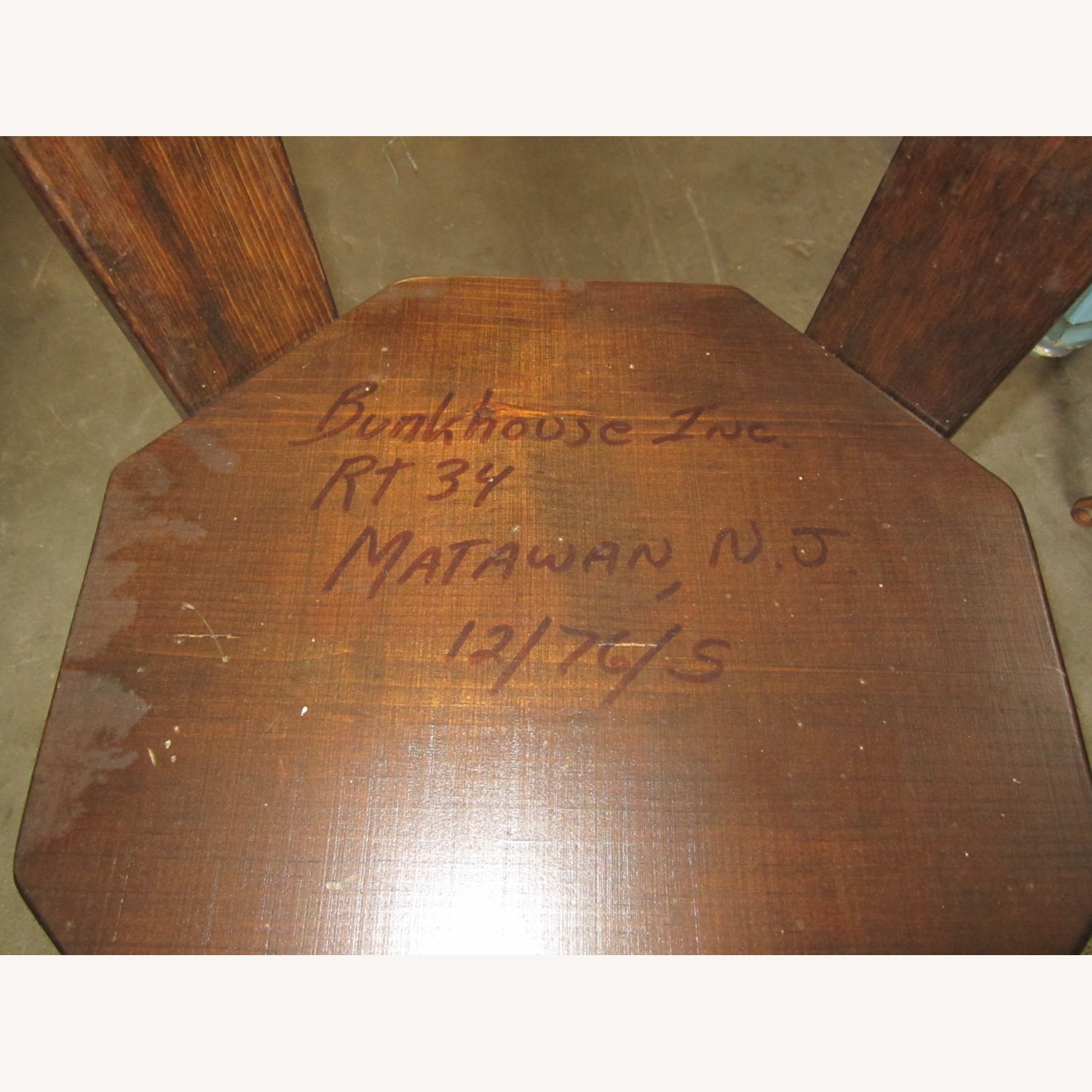 Vintage Handmade Octagon Accent Table - image-5