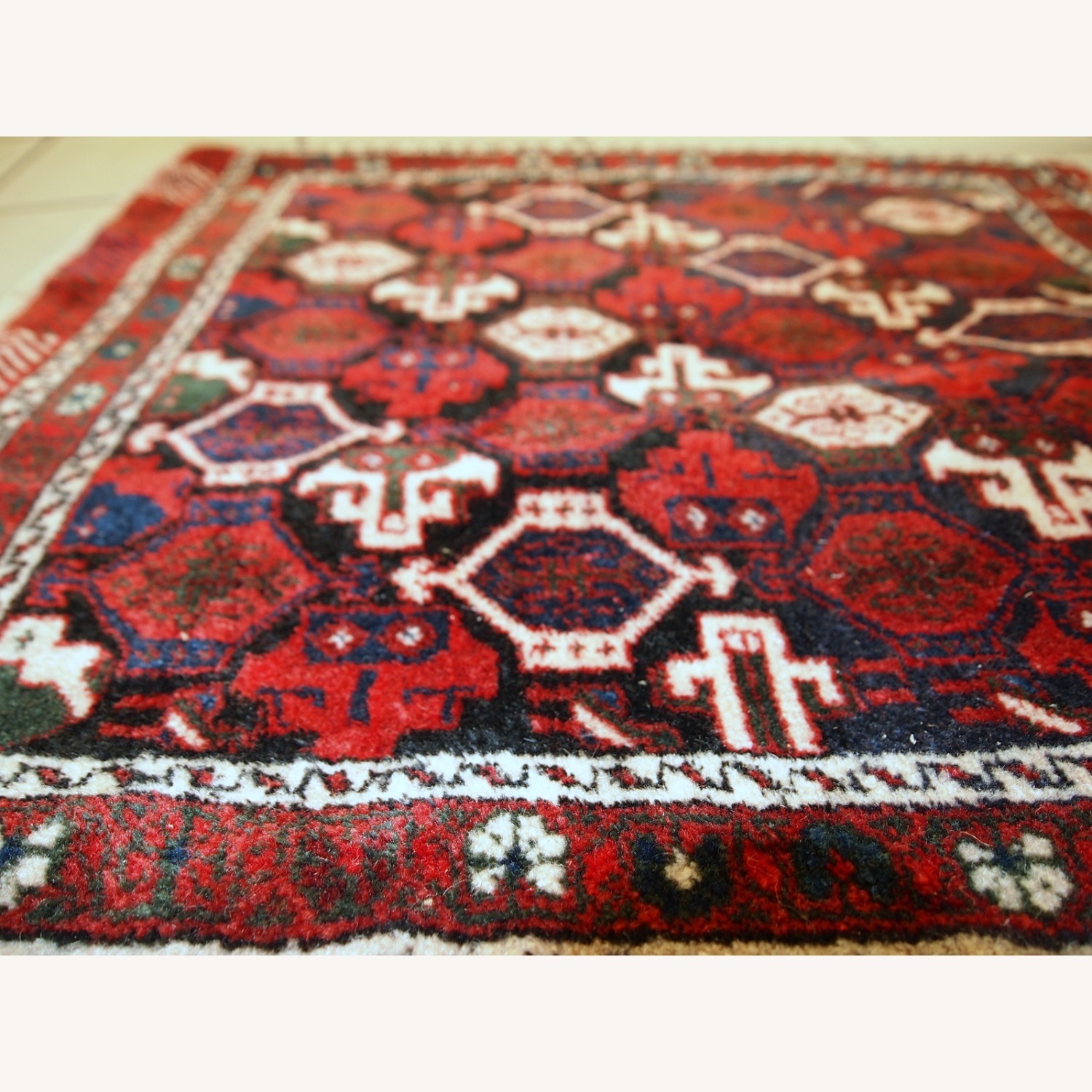 Handmade Vintage Persian Afshar Salt Bag - image-3