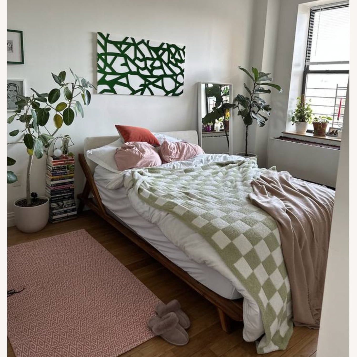 CB2 Drommen Acacia Queen Bed - image-2