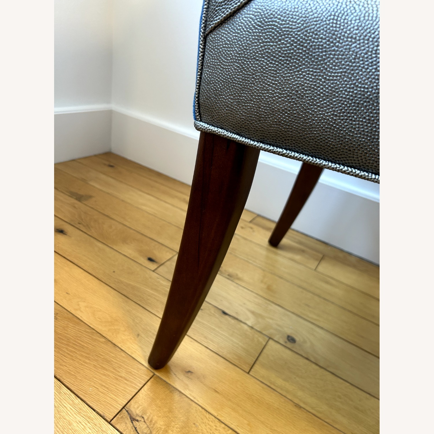 ABC Carpet and Home Set of 10 Custom Upholstered Dining Chairs - image-4