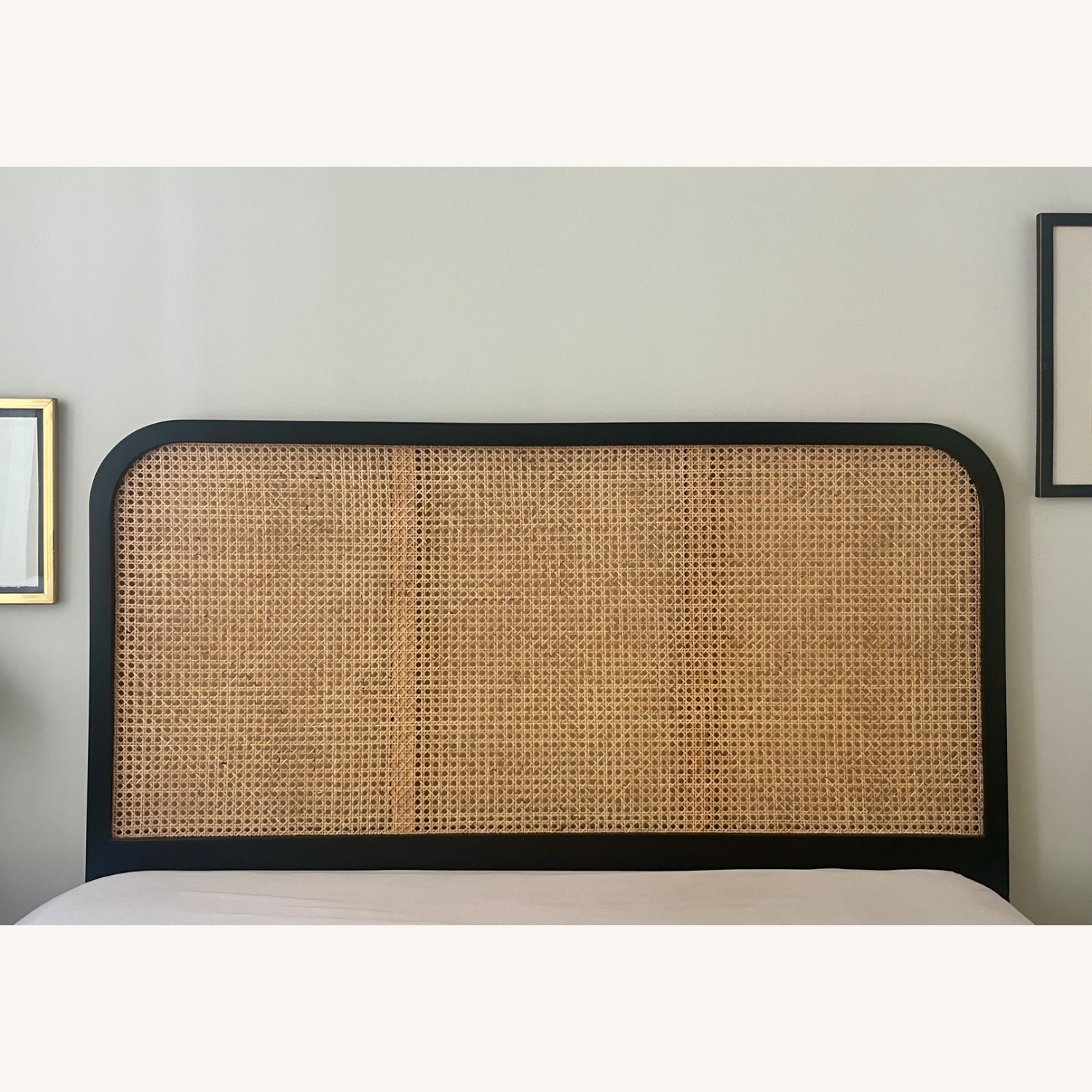 Boone Solid Wood and Cane Queen Headboard - image-1