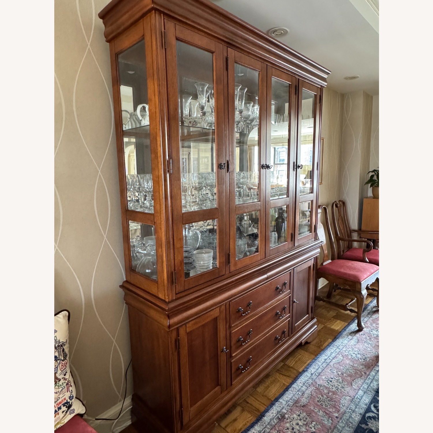 Louis Phillippe Buffet with Hutch - image-2