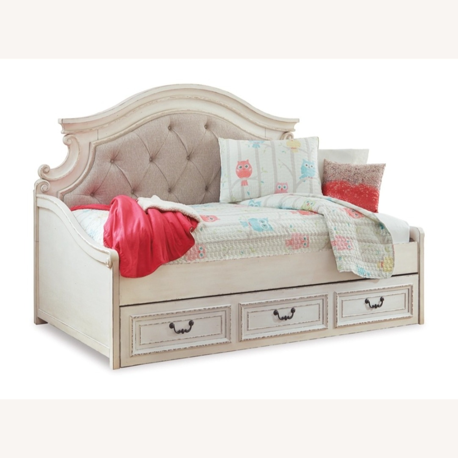 Off White Realyn Twin Daybed - image-0