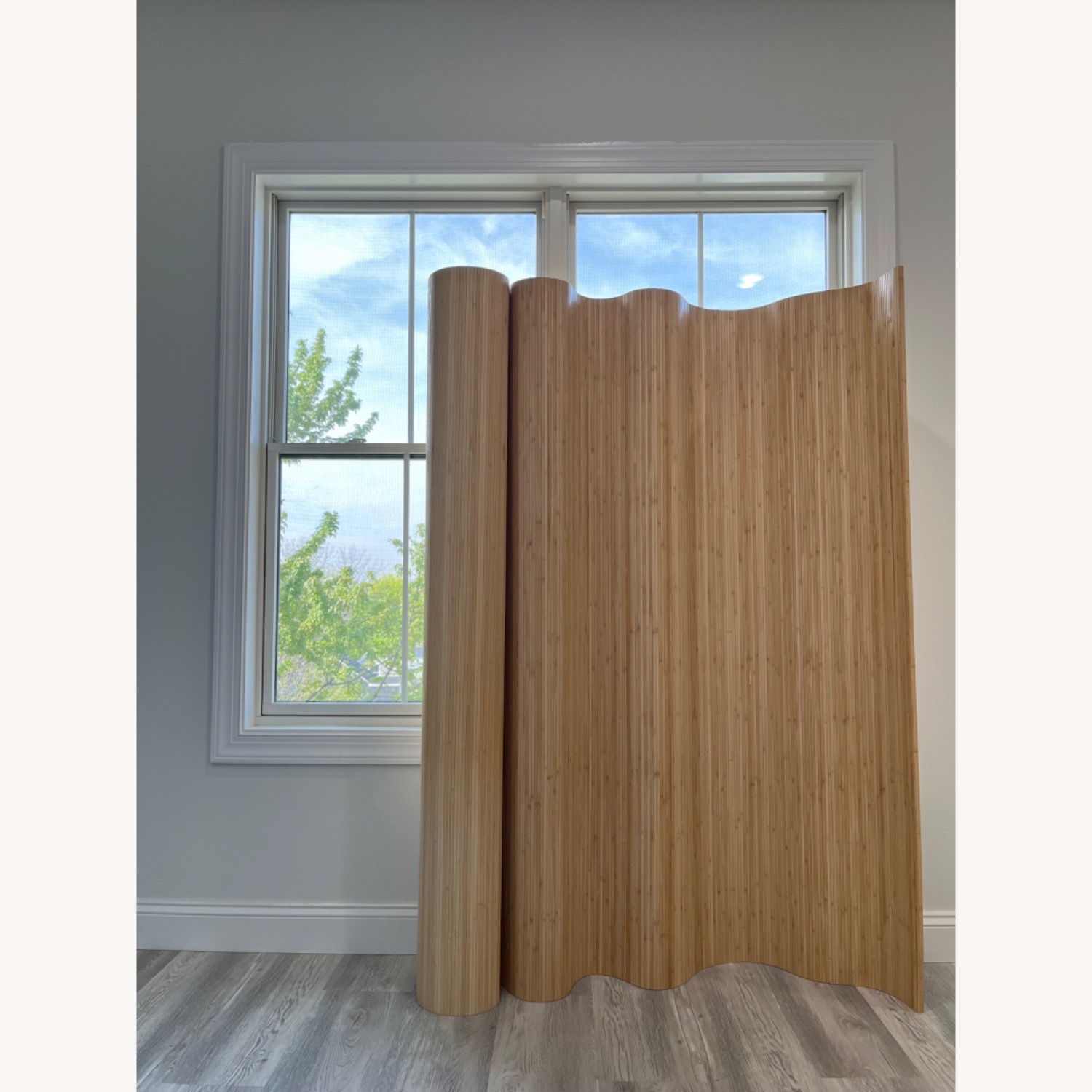 Bamboo Room Divider in Honey - image-1
