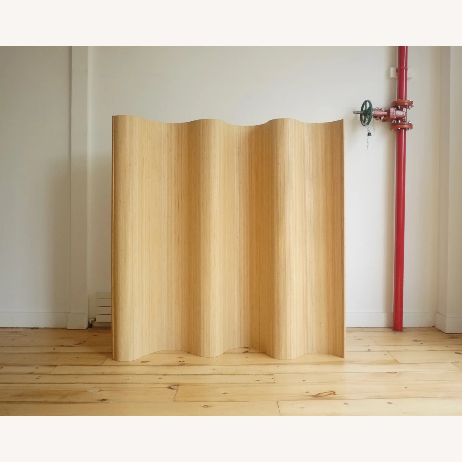 Bamboo Room Divider in Honey - image-4