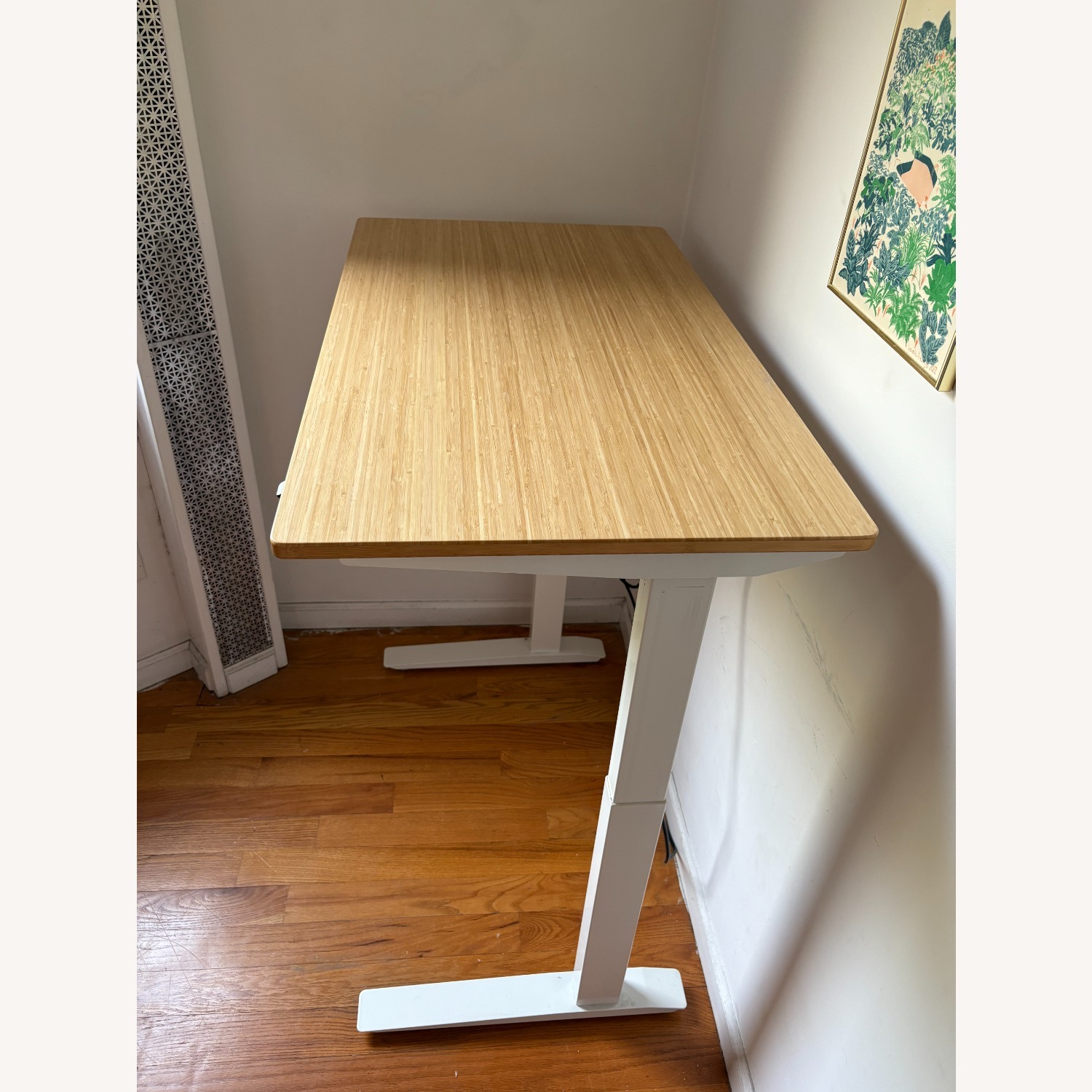 Herman Miller Fully Jarvis Sit/Standing Desk in Bamboo - image-3