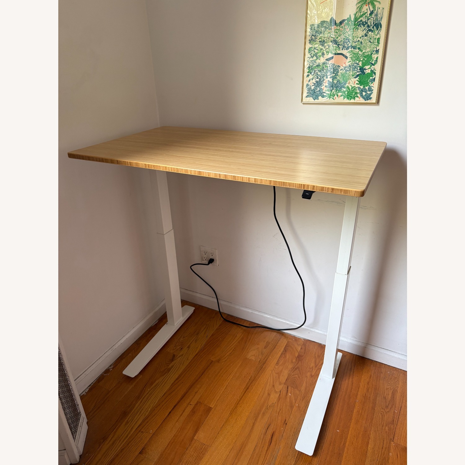 Herman Miller Fully Jarvis Sit/Standing Desk in Bamboo - image-1