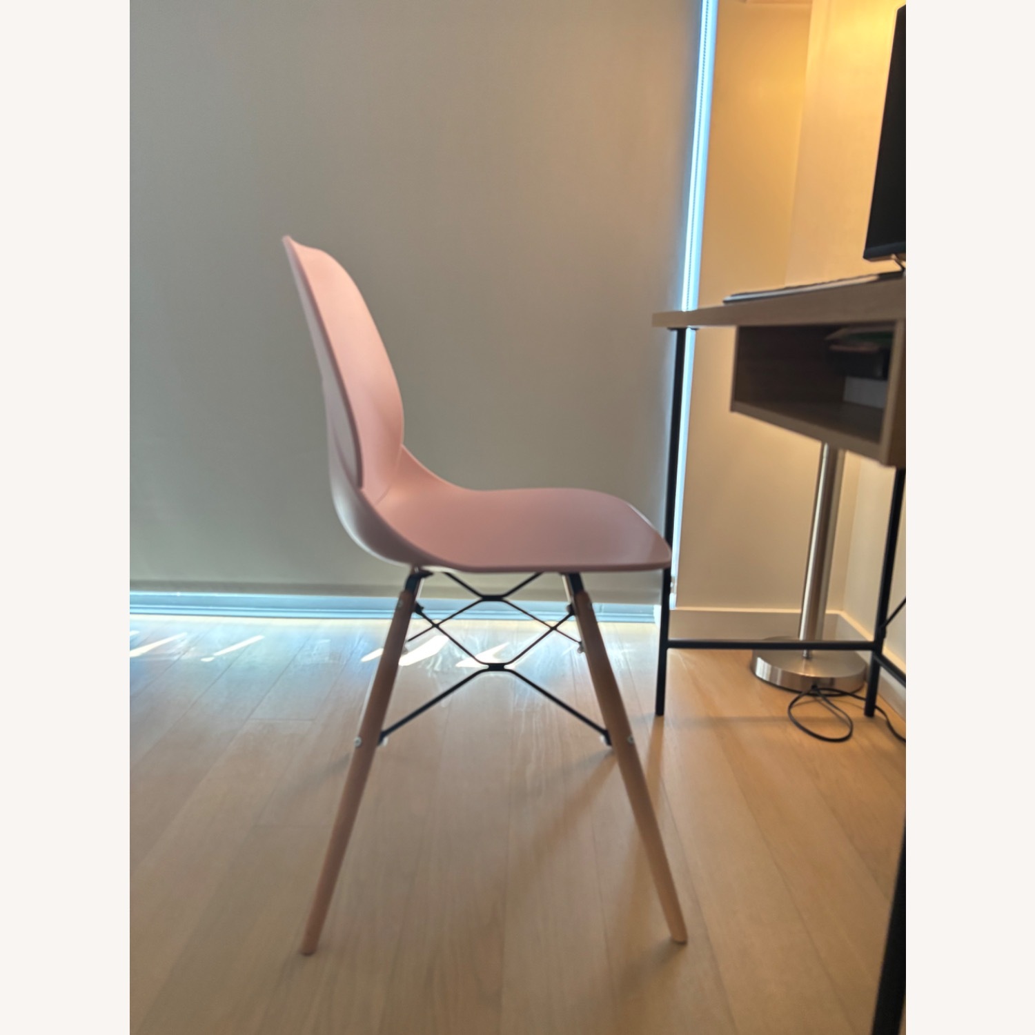 Wayfair Light Pink Modern Chair - image-2