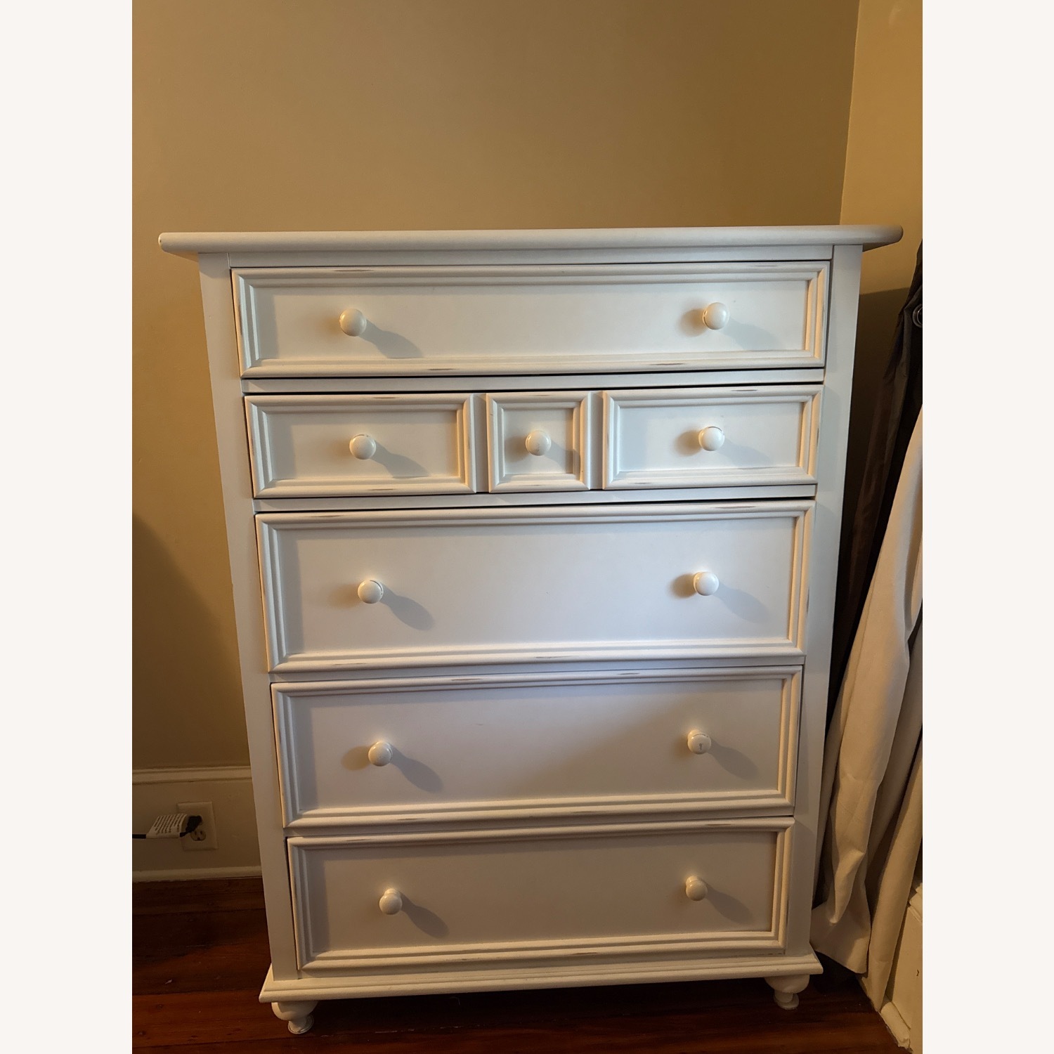 White Stanley Furniture Chest - image-0